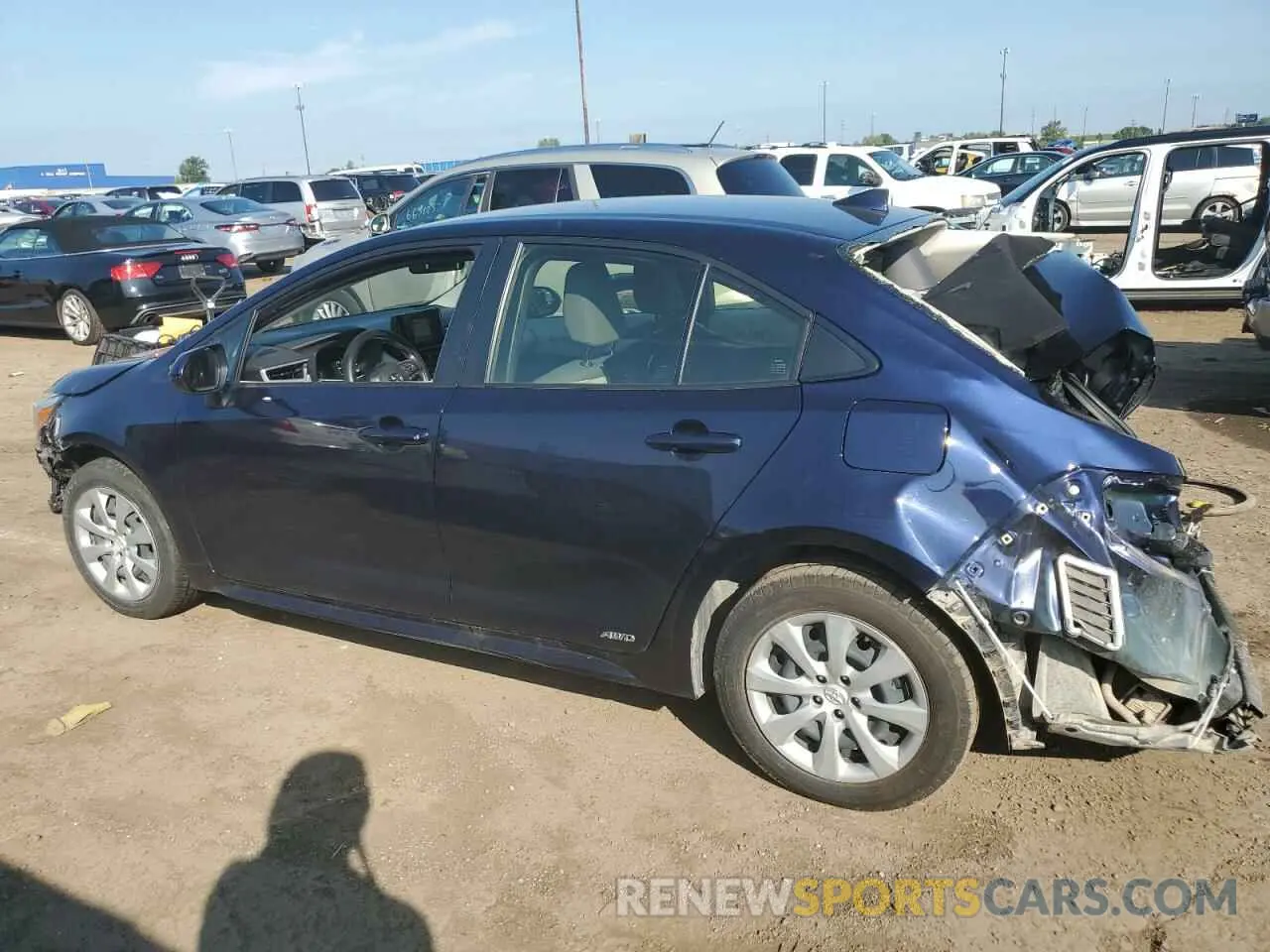 2 Photograph of a damaged car JTDBDMHEXPJ003738 TOYOTA COROLLA 2023