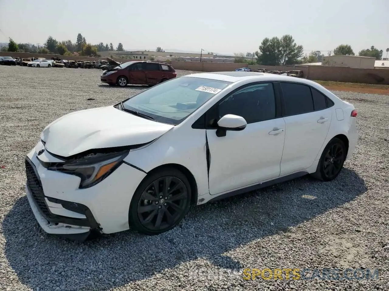 1 Photograph of a damaged car JTDP4MCE0P3515297 TOYOTA COROLLA 2023