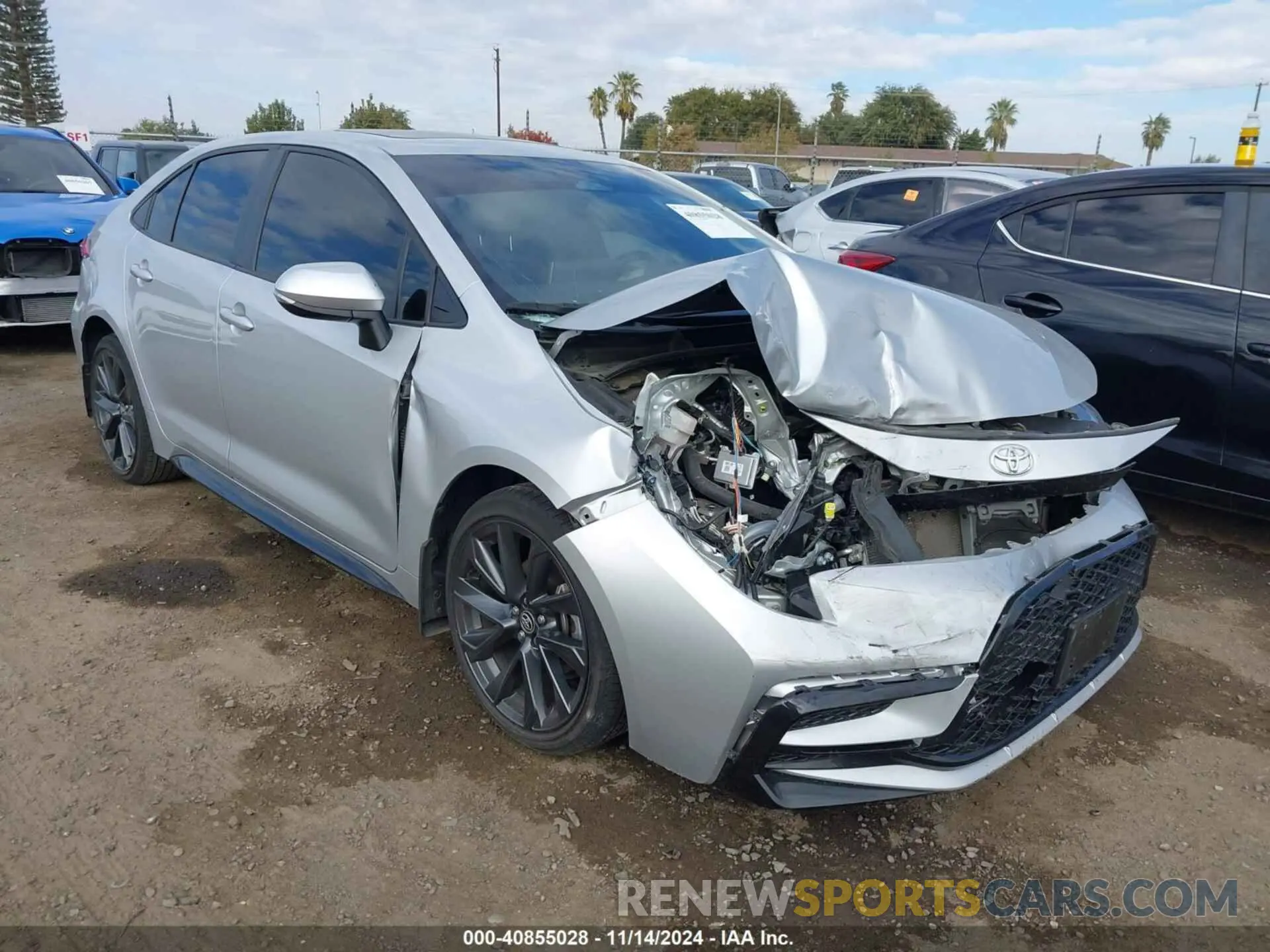 1 Photograph of a damaged car JTDP4MCE5P3515330 TOYOTA COROLLA 2023