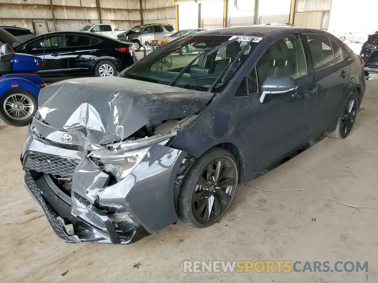 1 Photograph of a damaged car JTDP4MCEXP3514948 TOYOTA COROLLA 2023