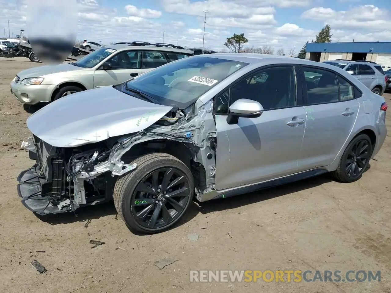 1 Photograph of a damaged car JTDS4MCE1PJ102472 TOYOTA COROLLA 2023