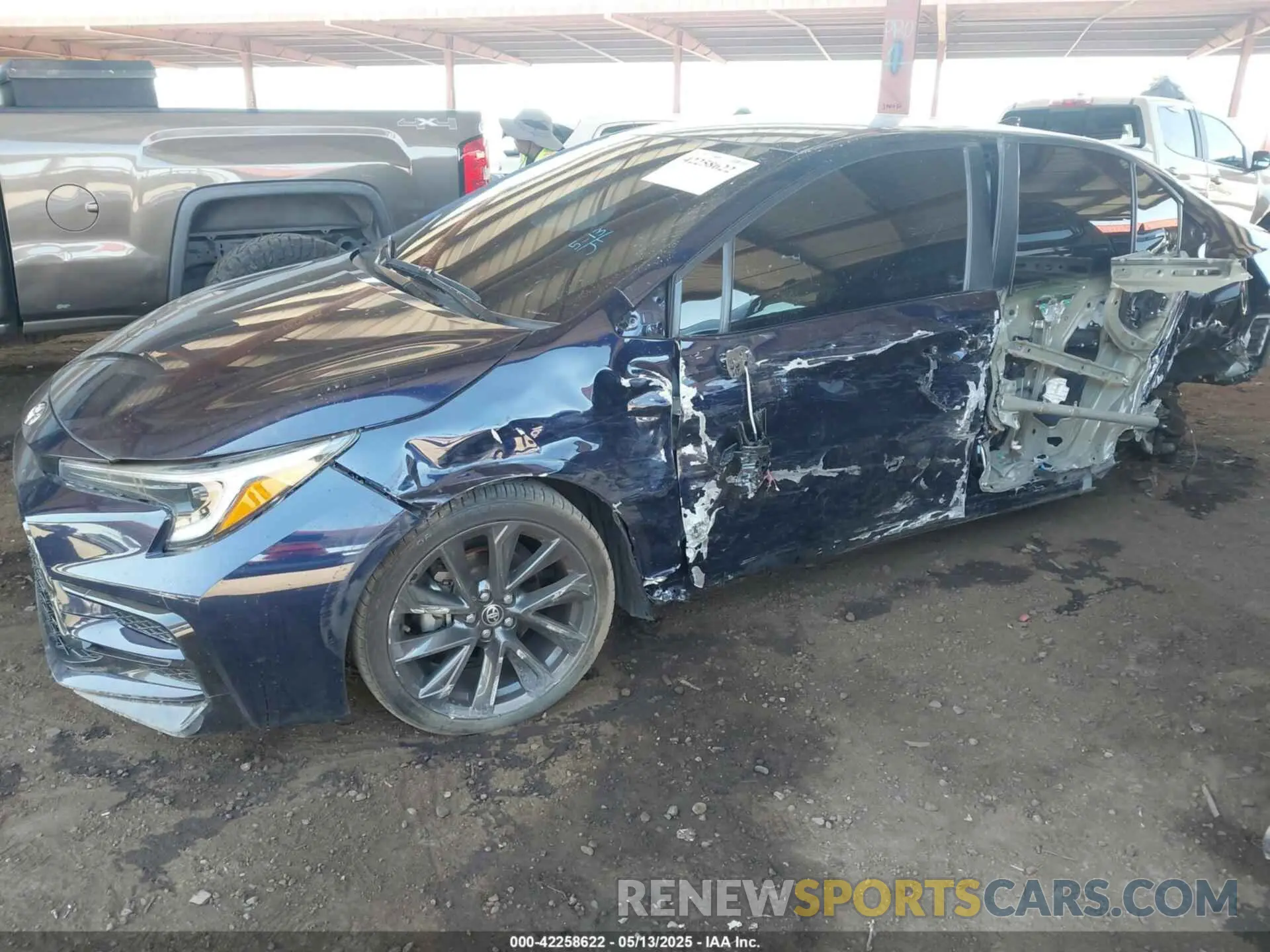 2 Photograph of a damaged car JTDS4MCE5PJ102202 TOYOTA COROLLA 2023