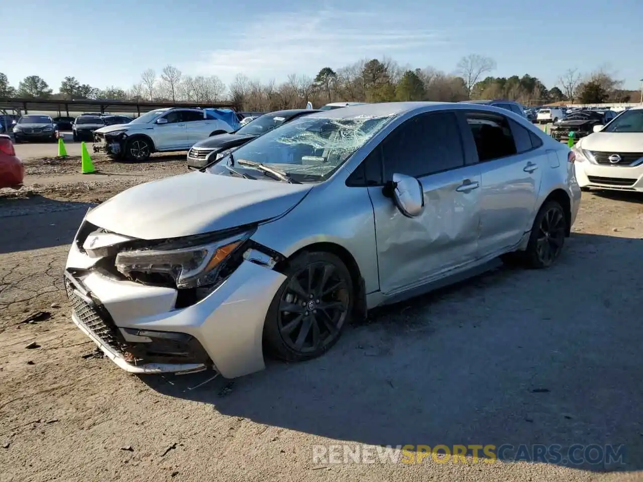 1 Photograph of a damaged car JTDS4MCE6P3517579 TOYOTA COROLLA 2023