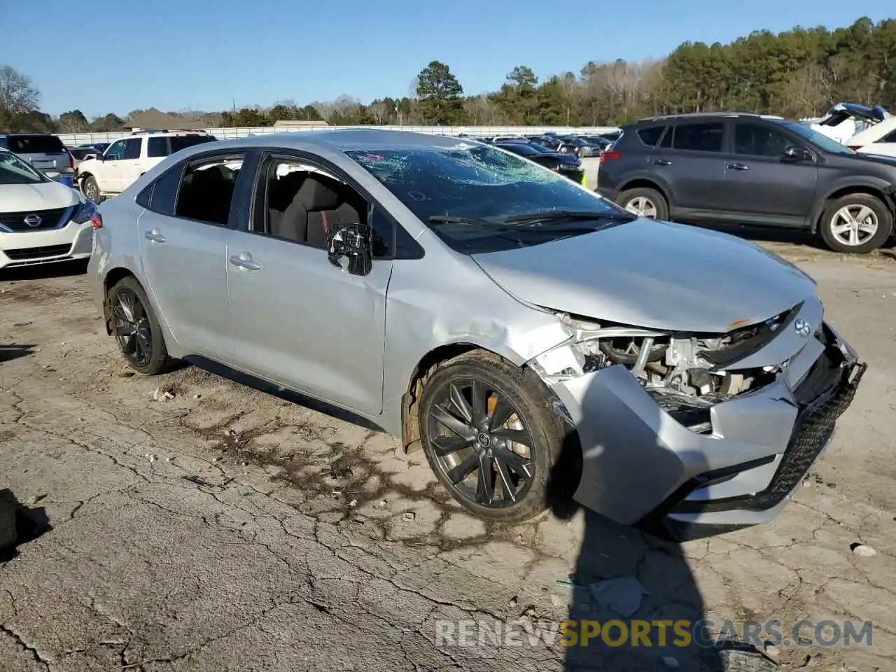 4 Photograph of a damaged car JTDS4MCE6P3517579 TOYOTA COROLLA 2023