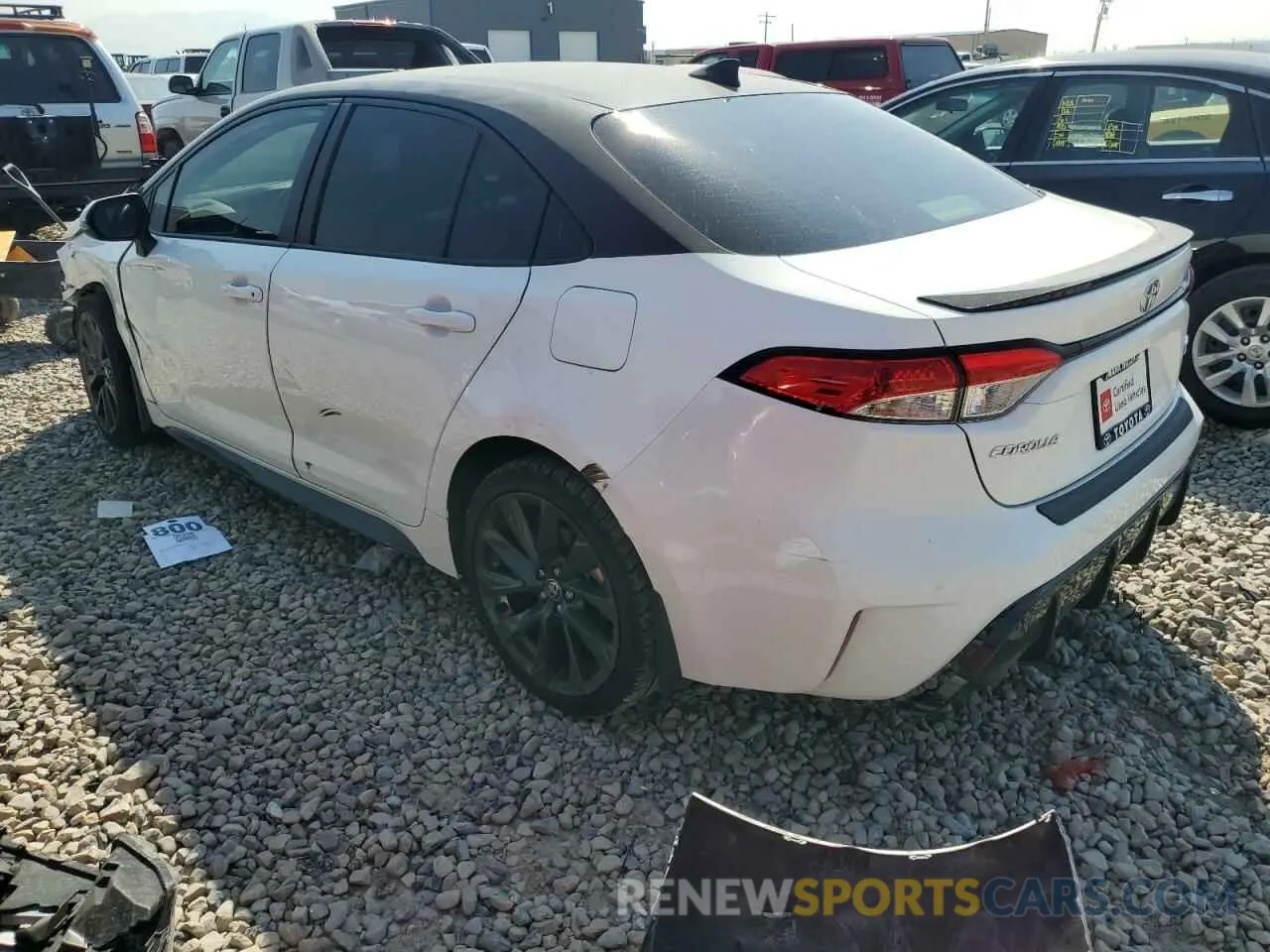 2 Photograph of a damaged car JTDS4MCE7P3515873 TOYOTA COROLLA 2023