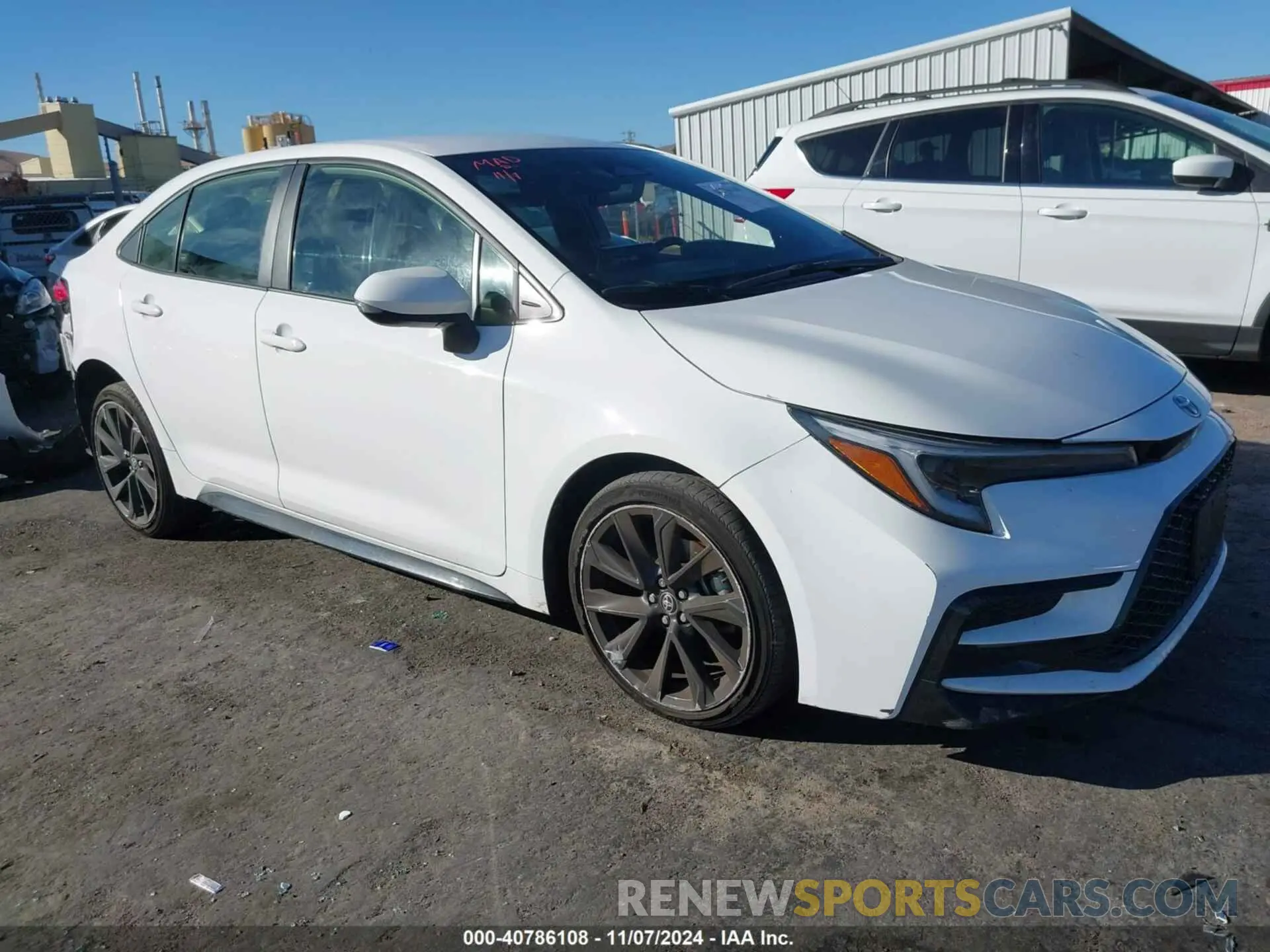 1 Photograph of a damaged car JTDS4MCE7P3516943 TOYOTA COROLLA 2023