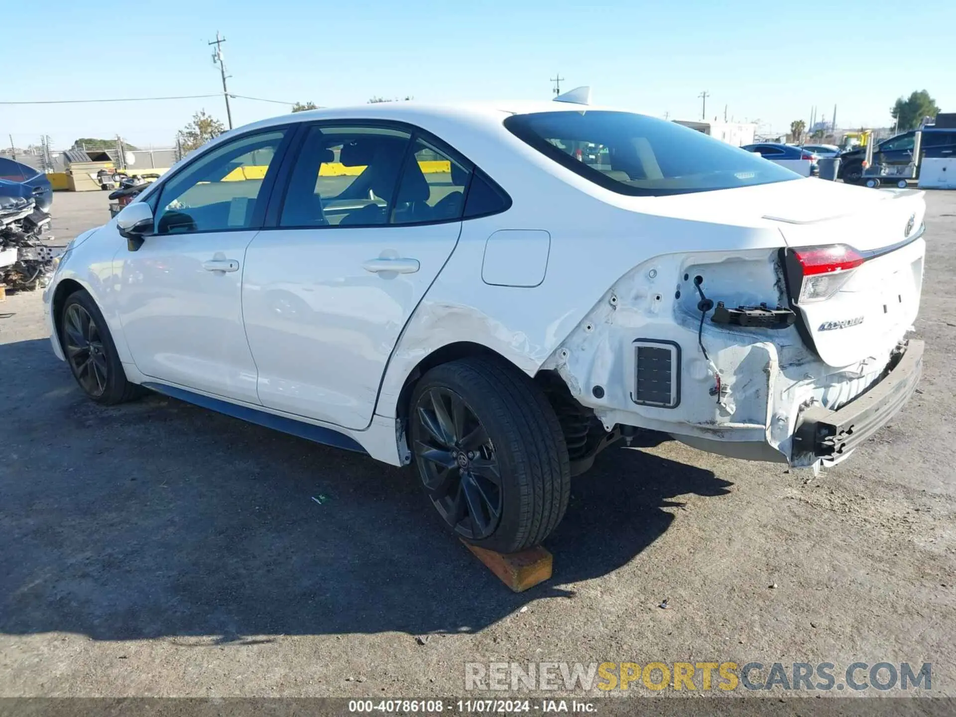 3 Photograph of a damaged car JTDS4MCE7P3516943 TOYOTA COROLLA 2023