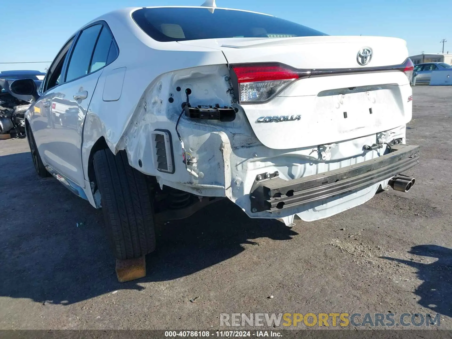 6 Photograph of a damaged car JTDS4MCE7P3516943 TOYOTA COROLLA 2023