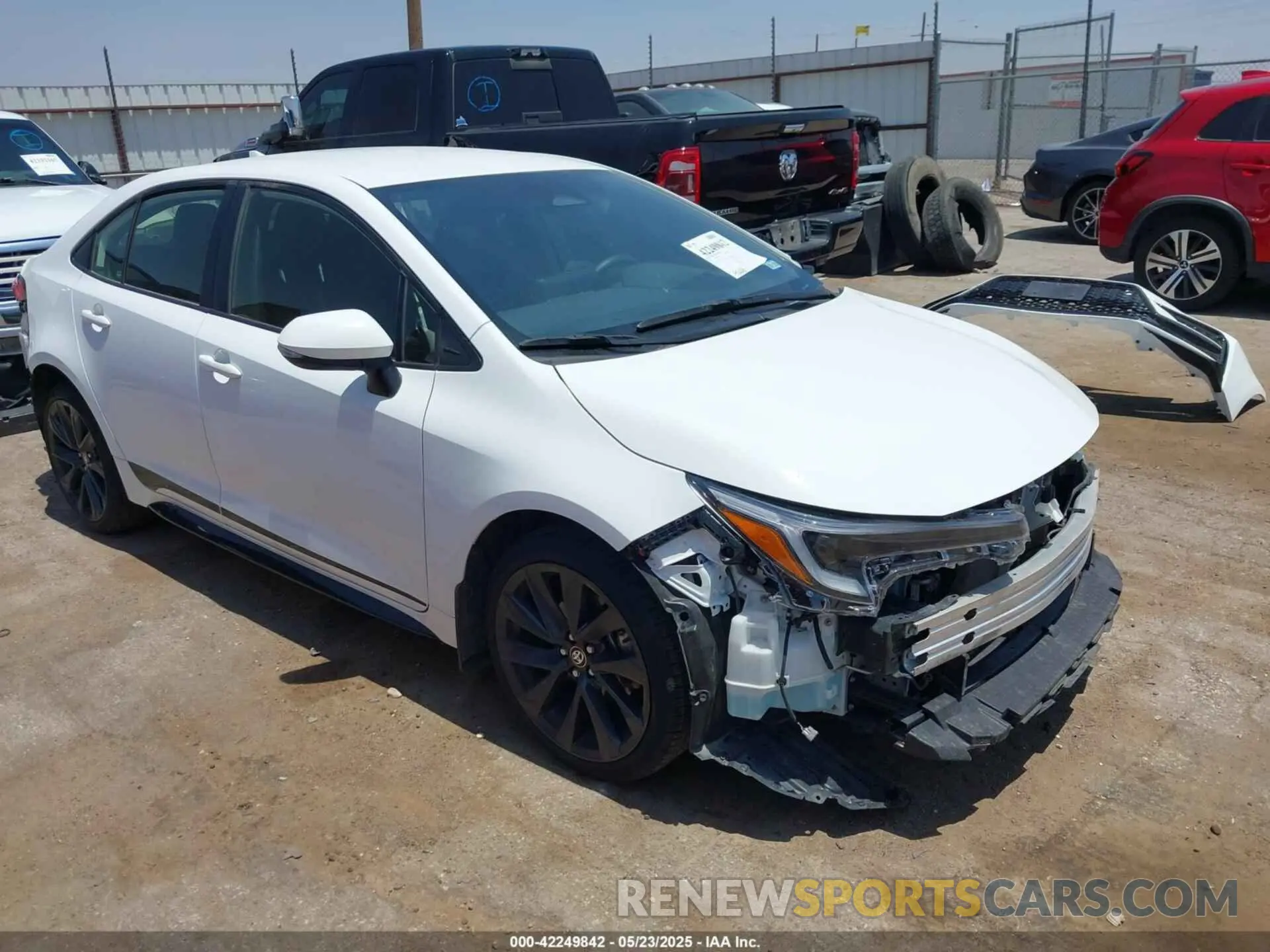 1 Photograph of a damaged car JTDS4MCE7P3517400 TOYOTA COROLLA 2023