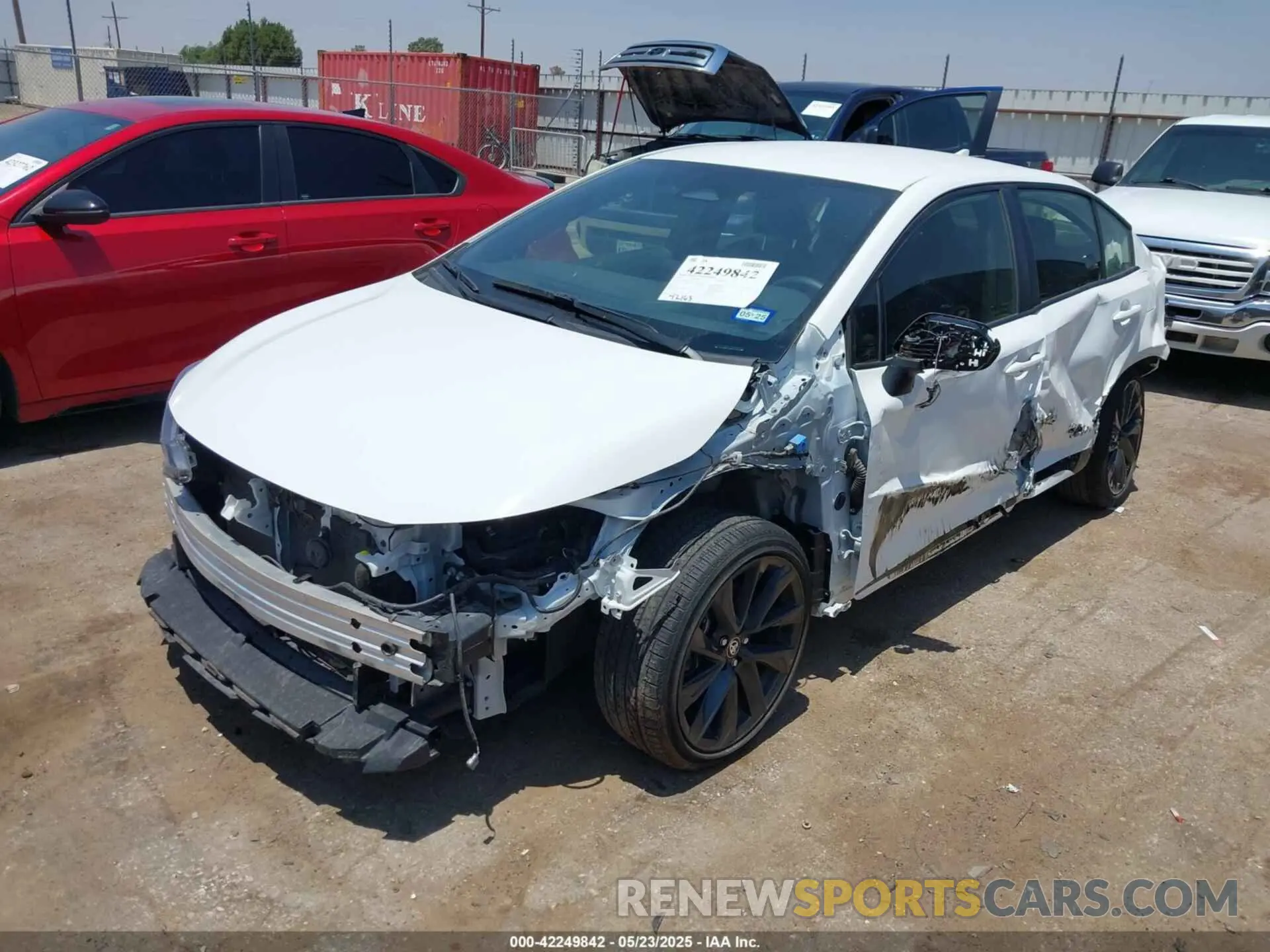2 Photograph of a damaged car JTDS4MCE7P3517400 TOYOTA COROLLA 2023