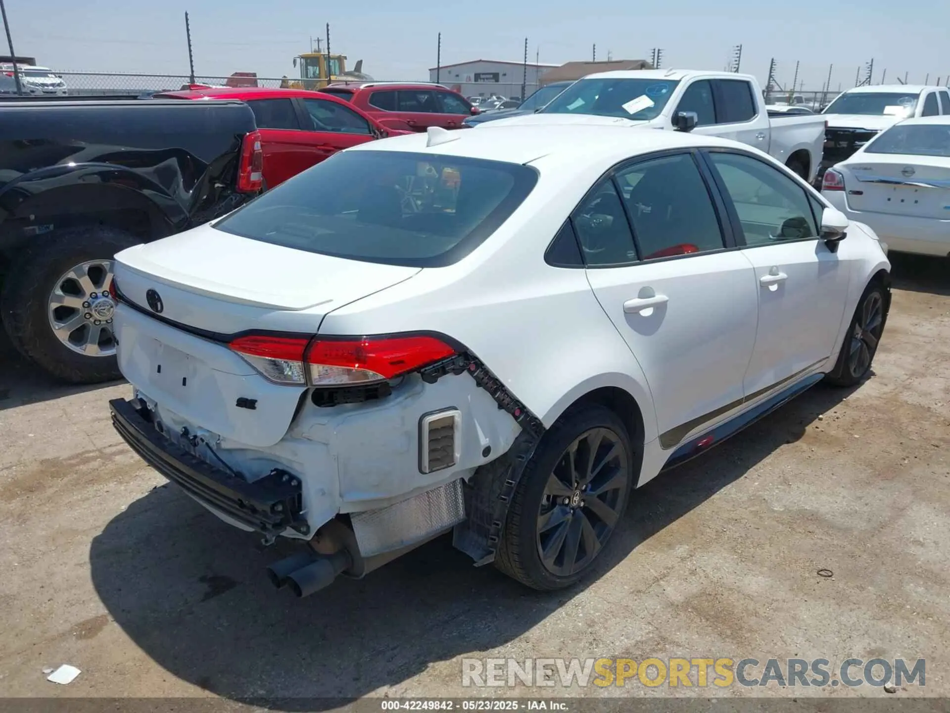 4 Photograph of a damaged car JTDS4MCE7P3517400 TOYOTA COROLLA 2023