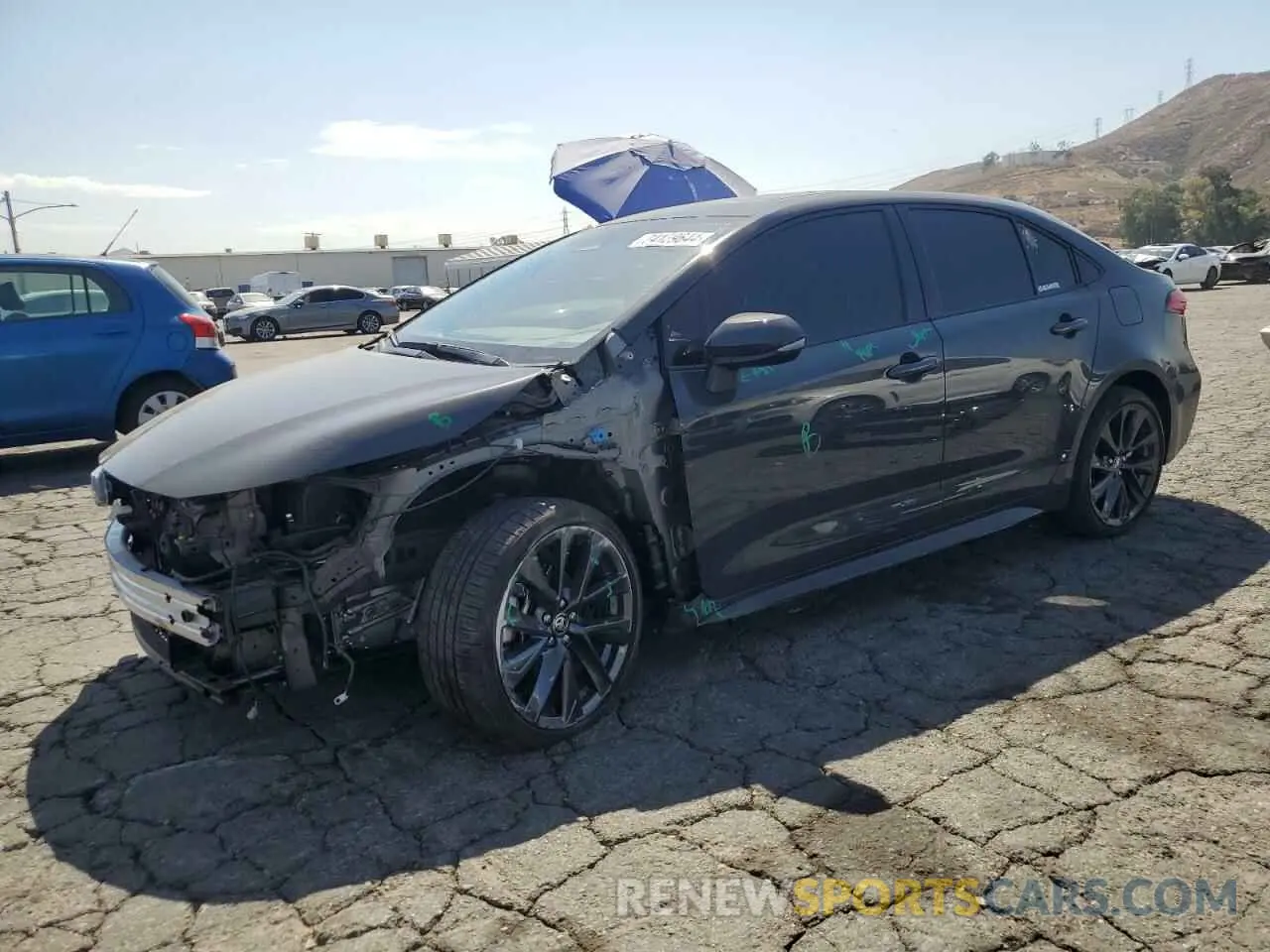 1 Photograph of a damaged car JTDT4MCE3P3519066 TOYOTA COROLLA 2023