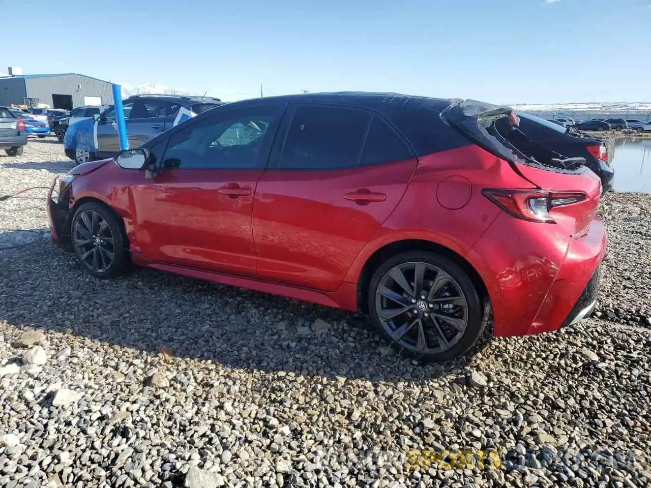 2 Photograph of a damaged car JTNC4MBE0P3195152 TOYOTA COROLLA 2023