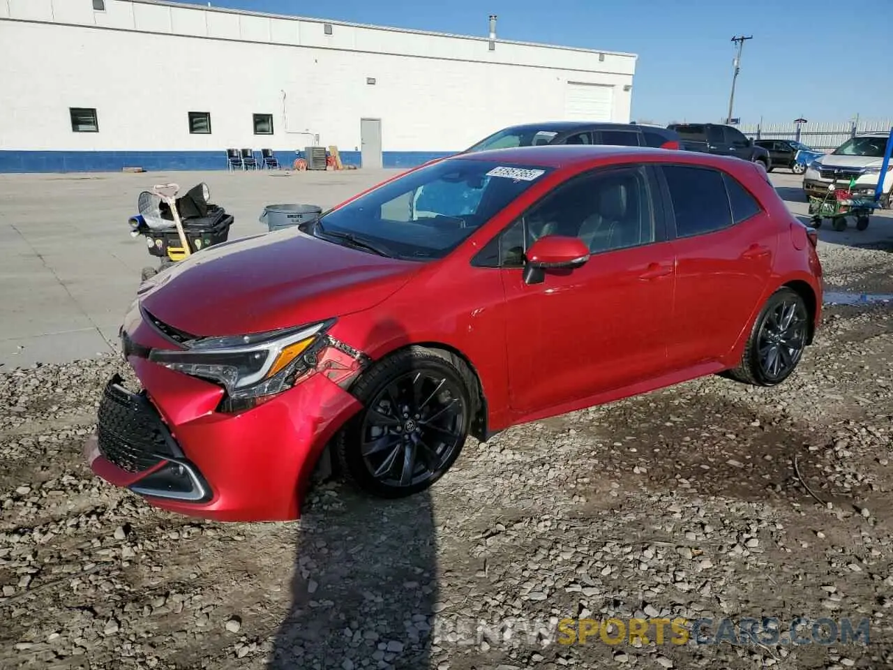 1 Photograph of a damaged car JTNC4MBE0P3195359 TOYOTA COROLLA 2023