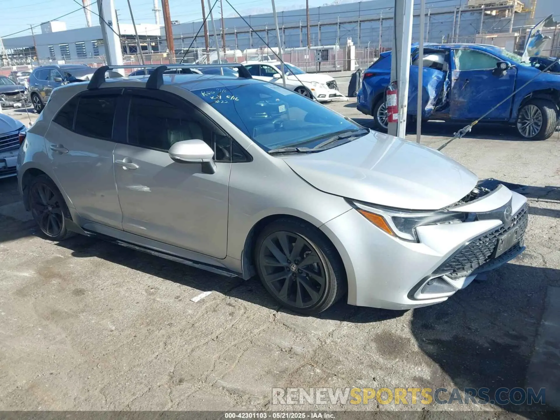 1 Photograph of a damaged car JTNC4MBE2P3199817 TOYOTA COROLLA 2023