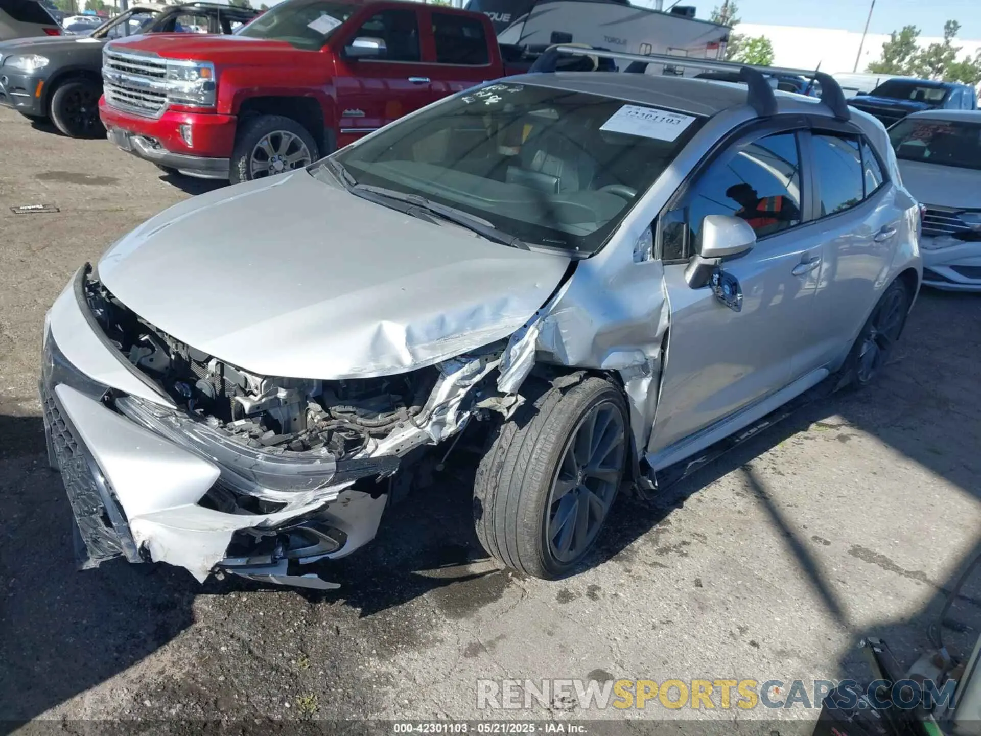 2 Photograph of a damaged car JTNC4MBE2P3199817 TOYOTA COROLLA 2023