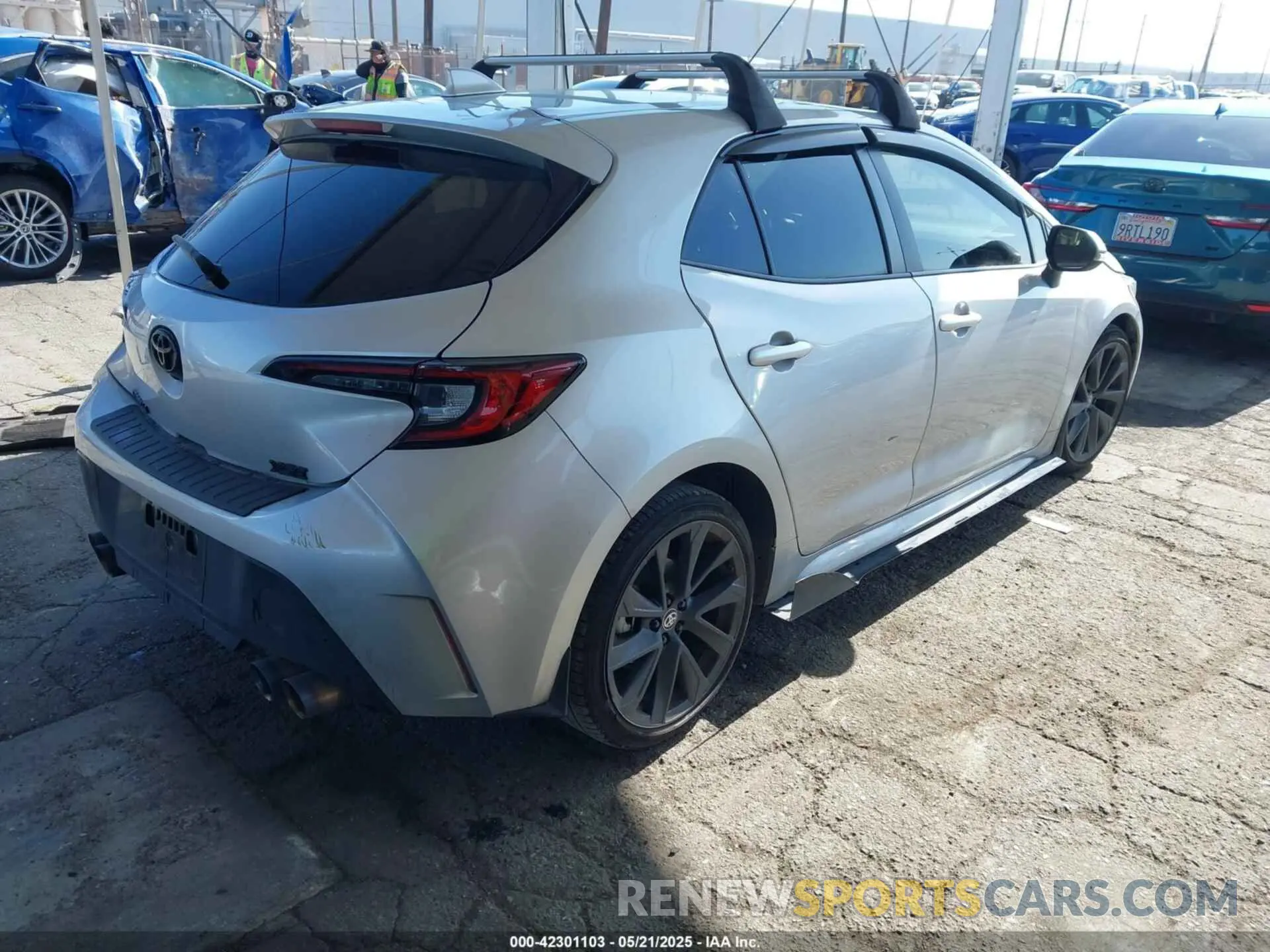 4 Photograph of a damaged car JTNC4MBE2P3199817 TOYOTA COROLLA 2023