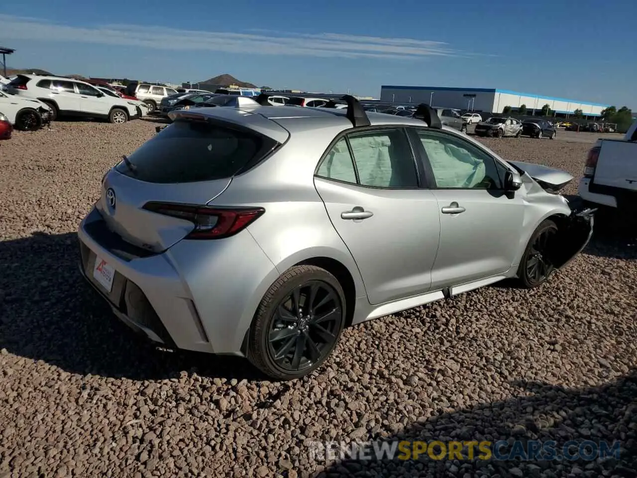 3 Photograph of a damaged car JTNC4MBE3P3212414 TOYOTA COROLLA 2023
