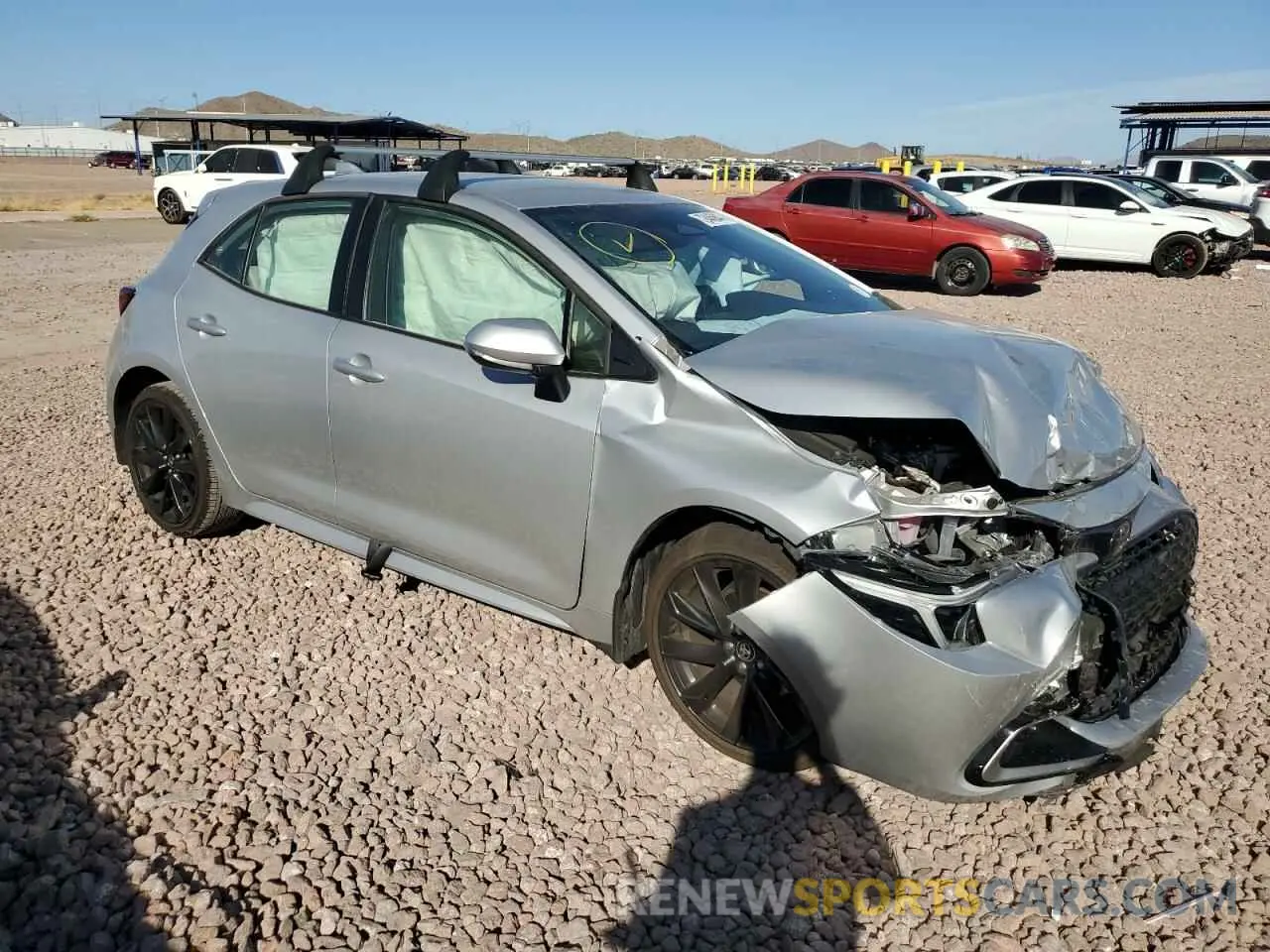 4 Photograph of a damaged car JTNC4MBE3P3212414 TOYOTA COROLLA 2023