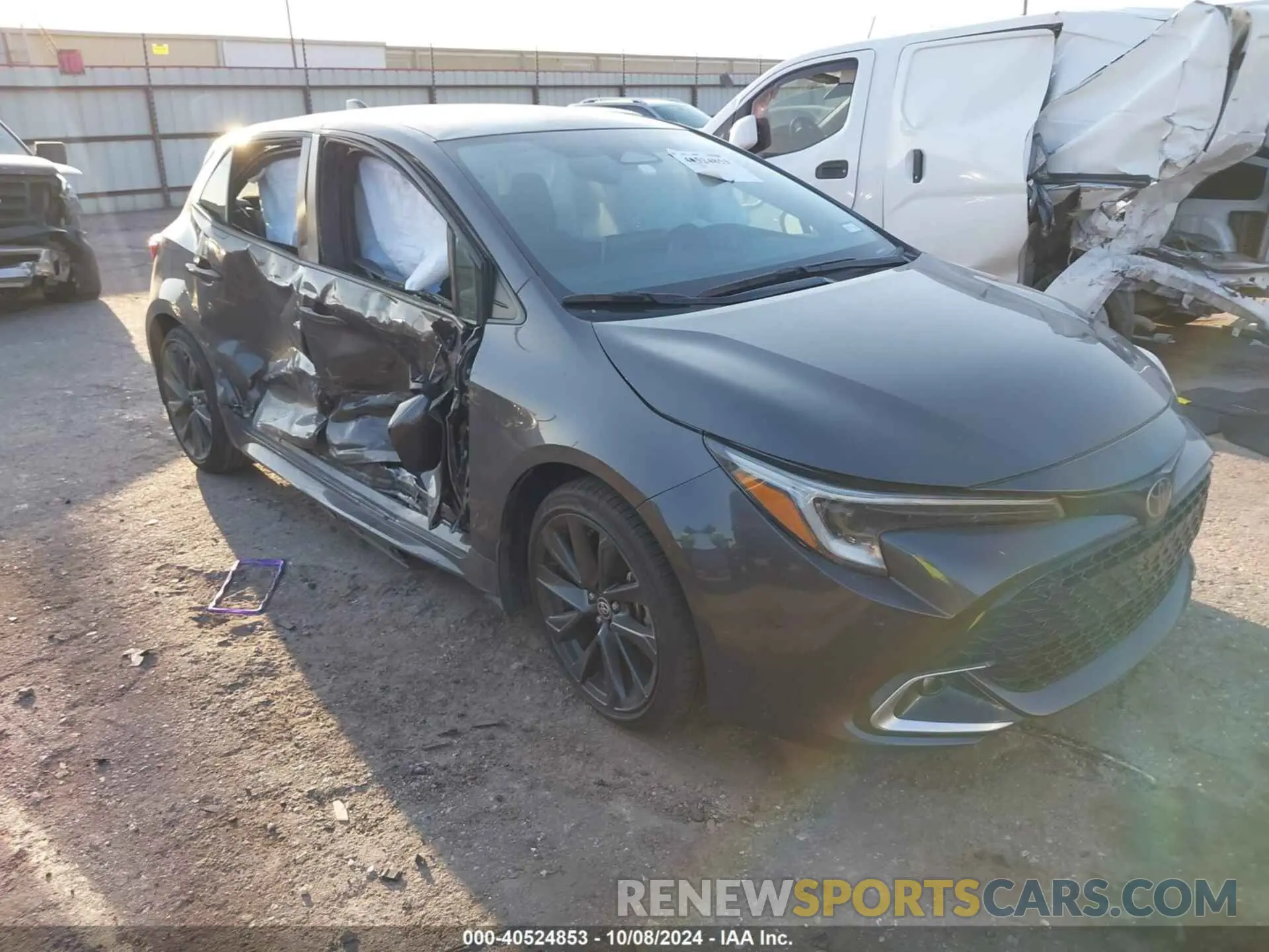 1 Photograph of a damaged car JTNC4MBE4P3207853 TOYOTA COROLLA 2023