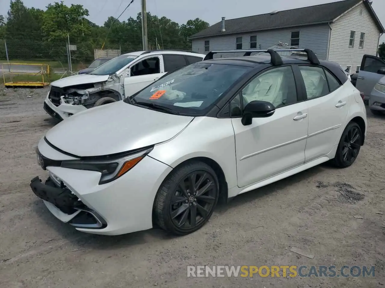 1 Photograph of a damaged car JTNC4MBE5P3202838 TOYOTA COROLLA 2023