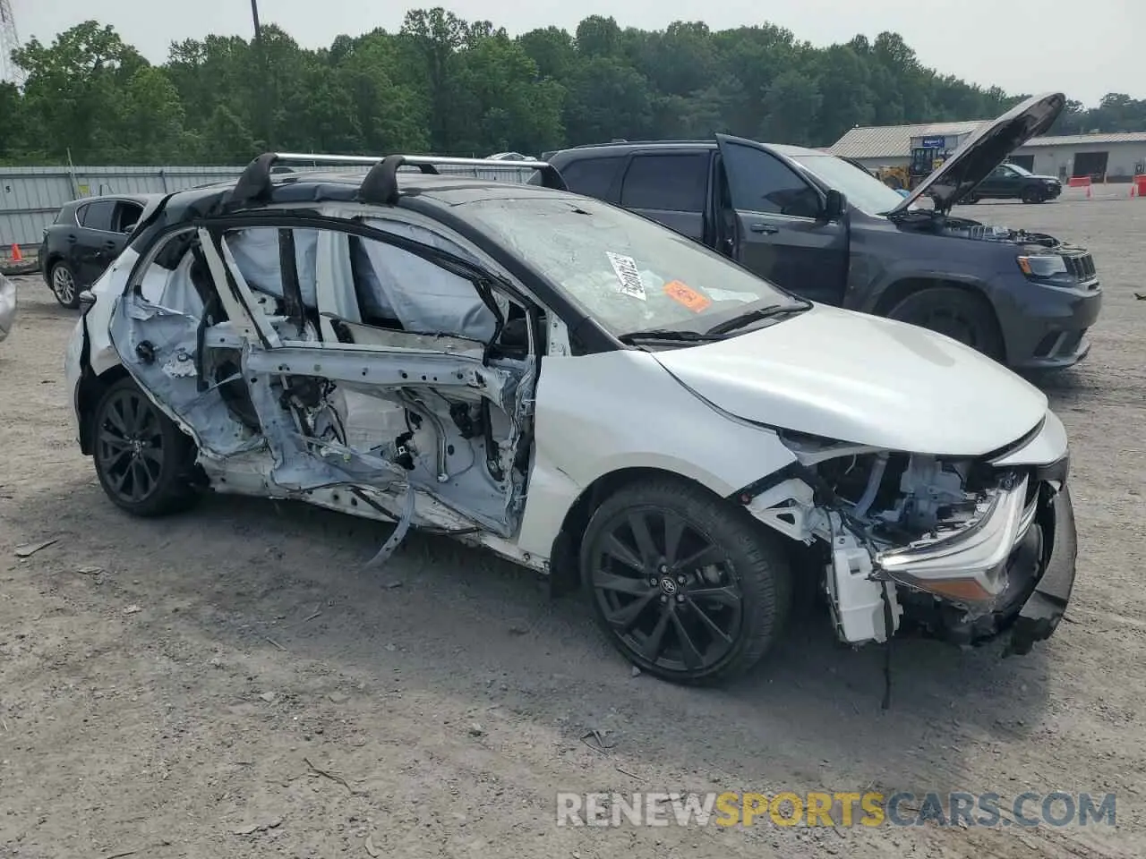 4 Photograph of a damaged car JTNC4MBE5P3202838 TOYOTA COROLLA 2023