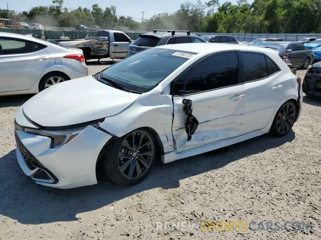 1 Photograph of a damaged car JTNC4MBE6P3205327 TOYOTA COROLLA 2023