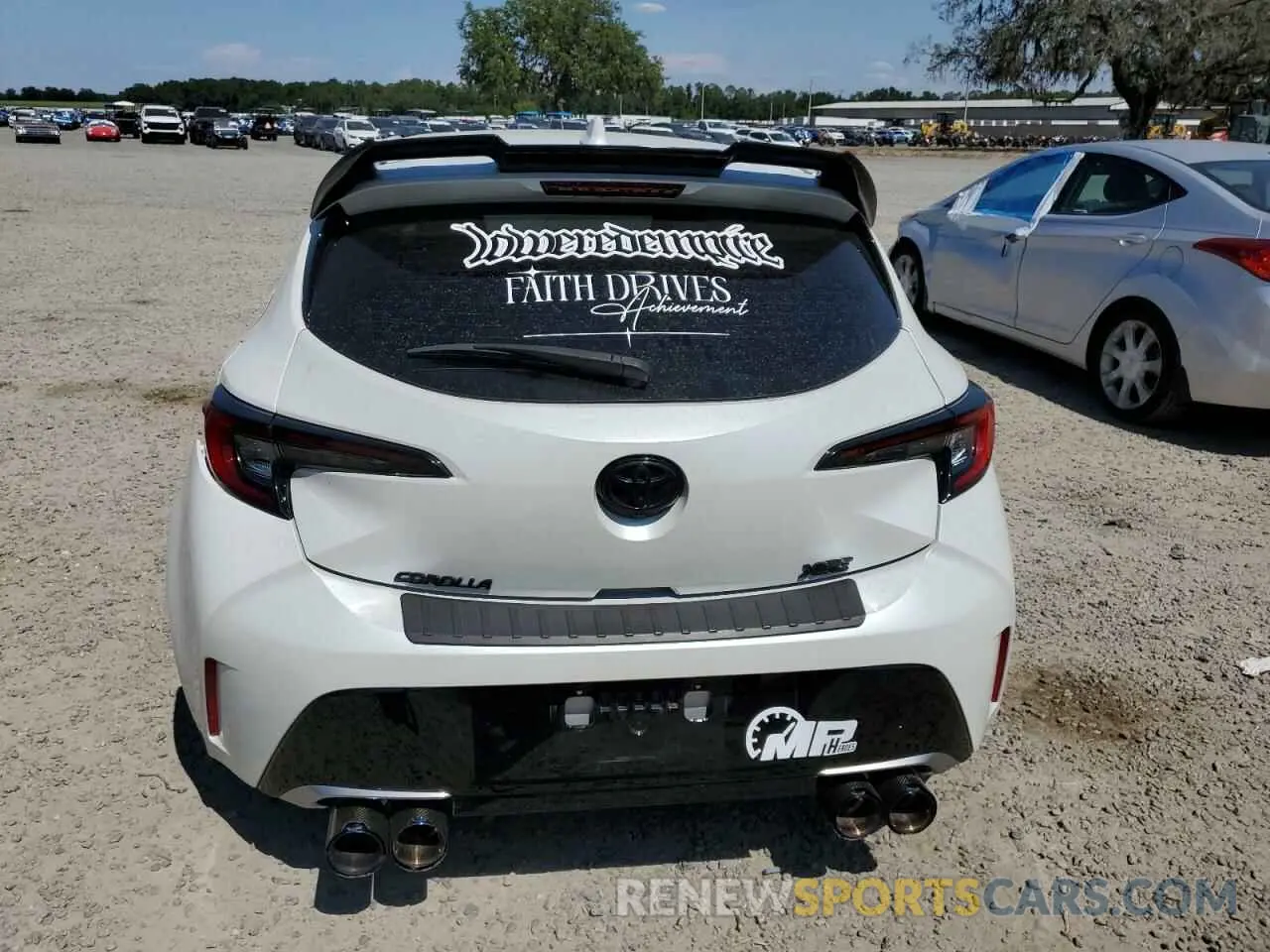 6 Photograph of a damaged car JTNC4MBE6P3205327 TOYOTA COROLLA 2023