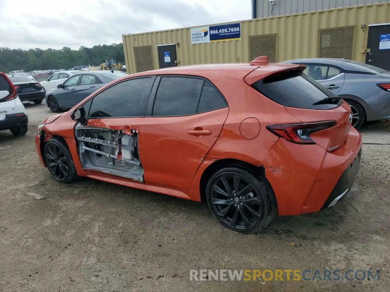 2 Photograph of a damaged car JTNC4MBE8P3202218 TOYOTA COROLLA 2023