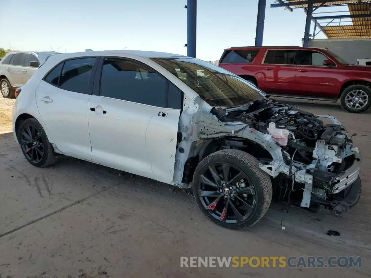 4 Photograph of a damaged car JTNC4MBE9P3198082 TOYOTA COROLLA 2023