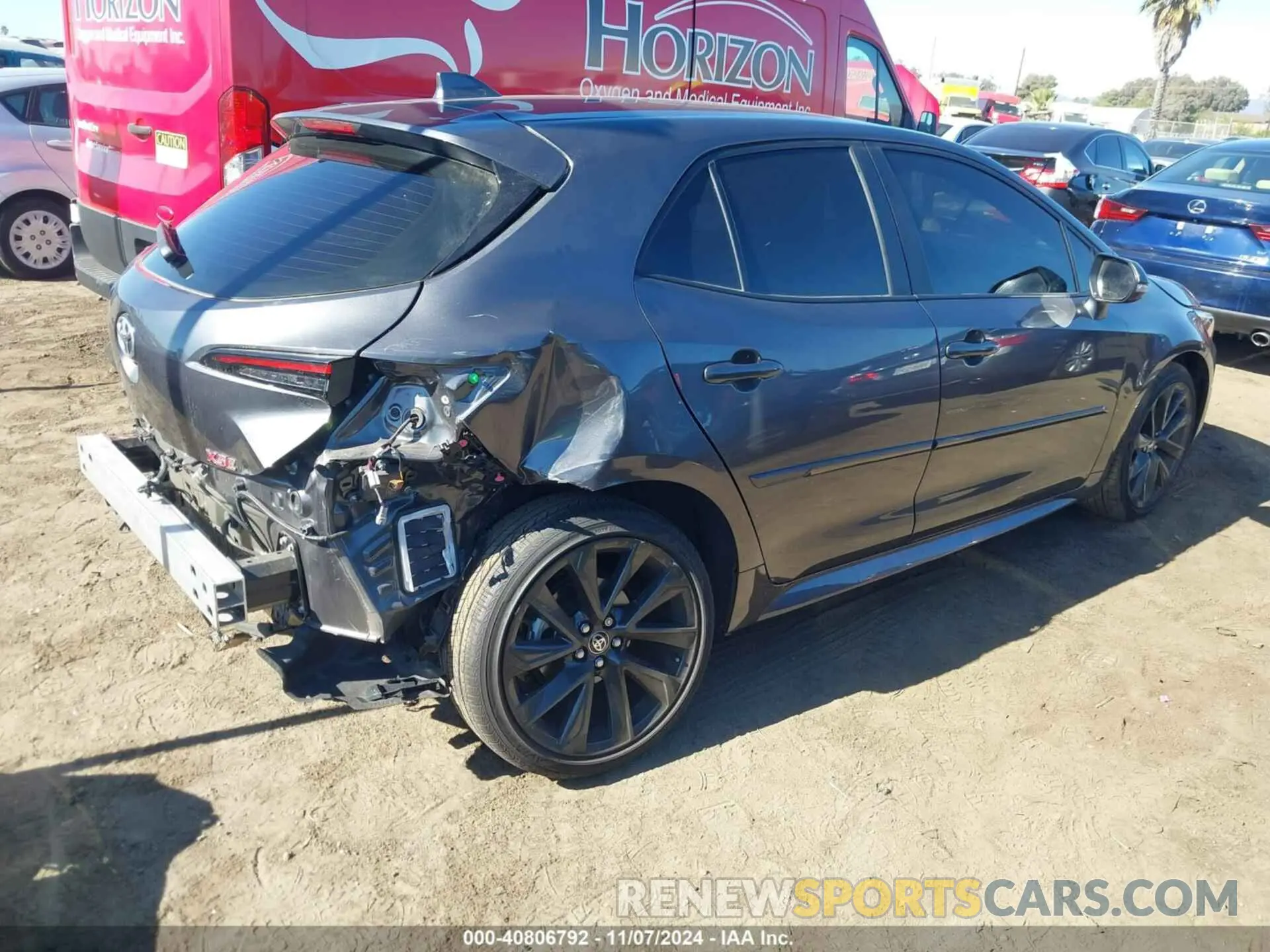 4 Photograph of a damaged car JTNC4MBEXP3213236 TOYOTA COROLLA 2023