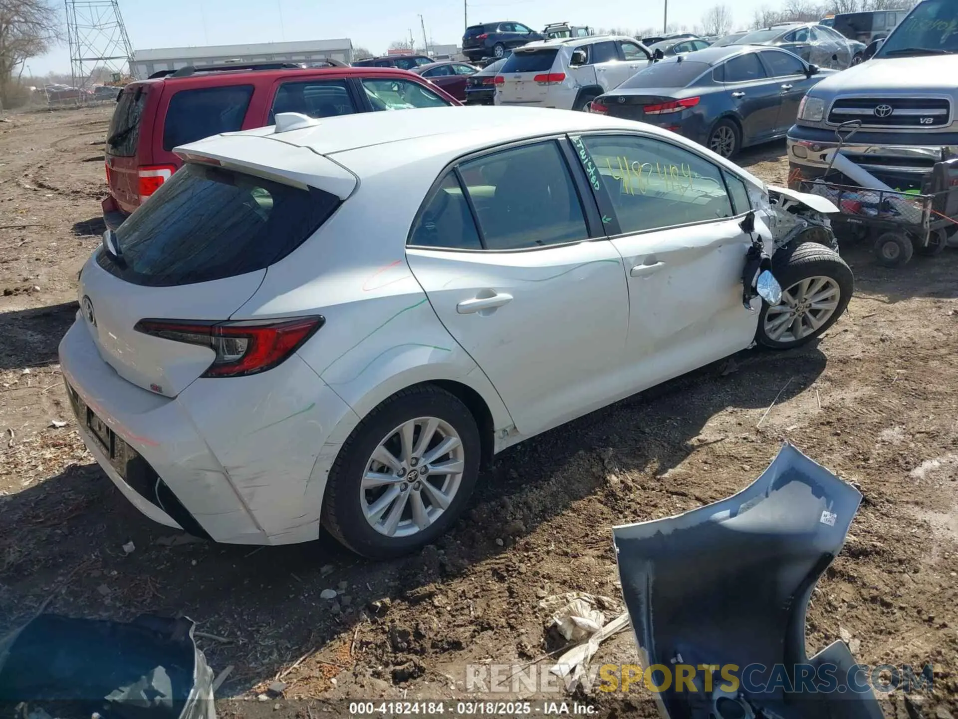 4 Photograph of a damaged car JTND4MBE0P3196869 TOYOTA COROLLA 2023