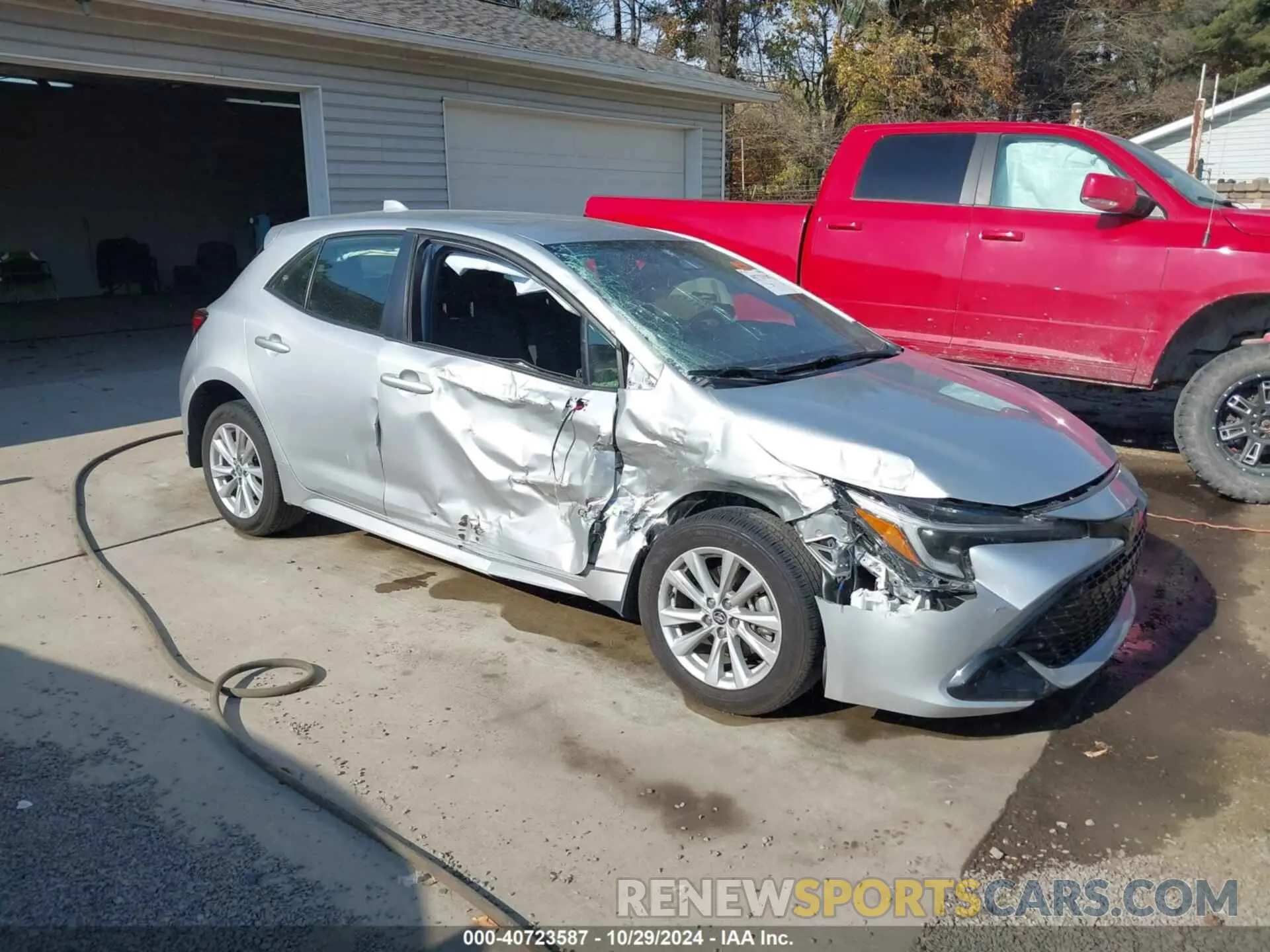 1 Photograph of a damaged car JTND4MBE0P3199755 TOYOTA COROLLA 2023