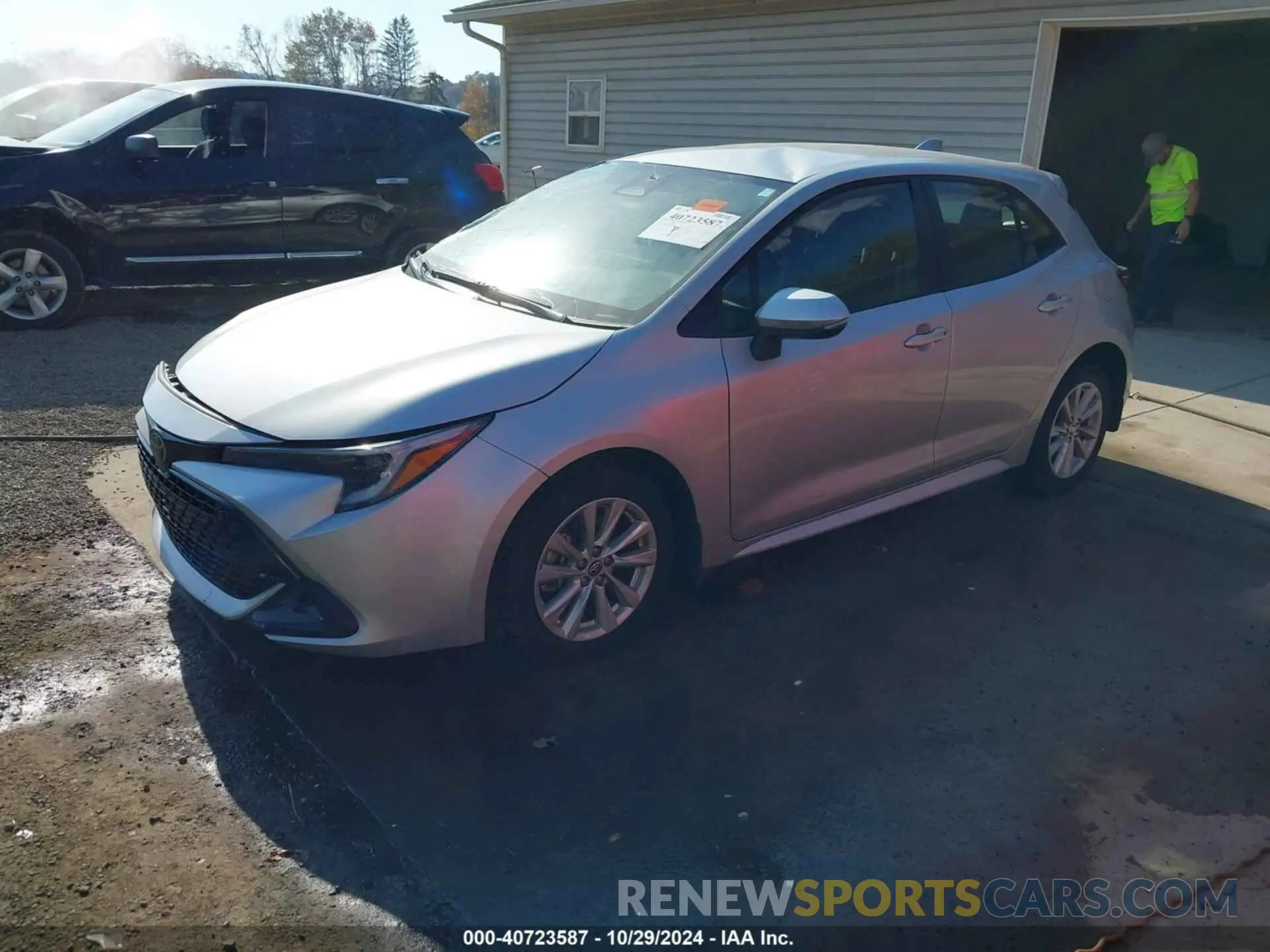 2 Photograph of a damaged car JTND4MBE0P3199755 TOYOTA COROLLA 2023