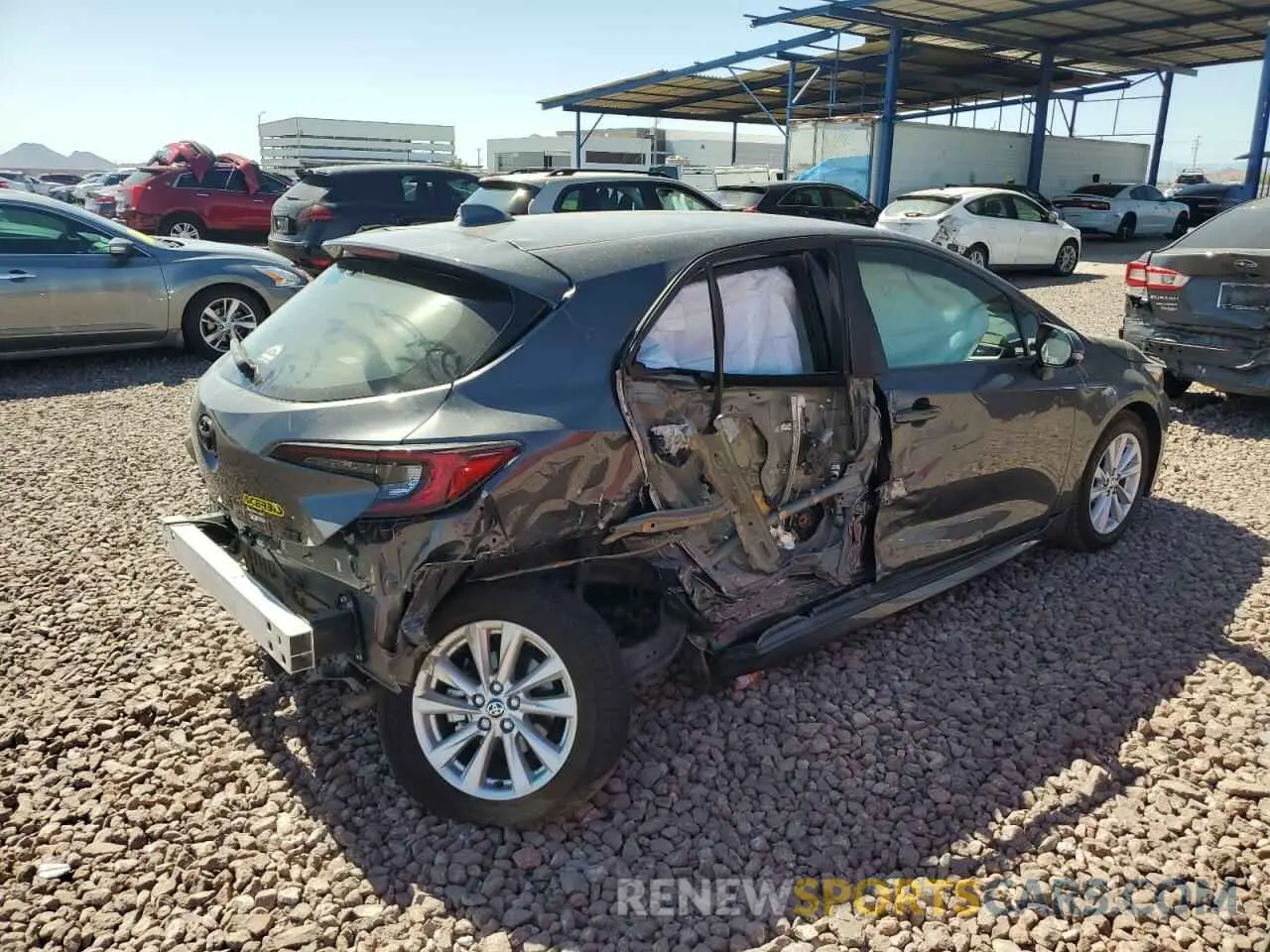 3 Photograph of a damaged car JTND4MBE0P3203237 TOYOTA COROLLA 2023