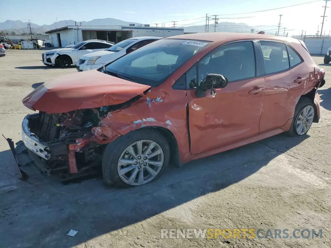 1 Photograph of a damaged car JTND4MBE0P3207286 TOYOTA COROLLA 2023