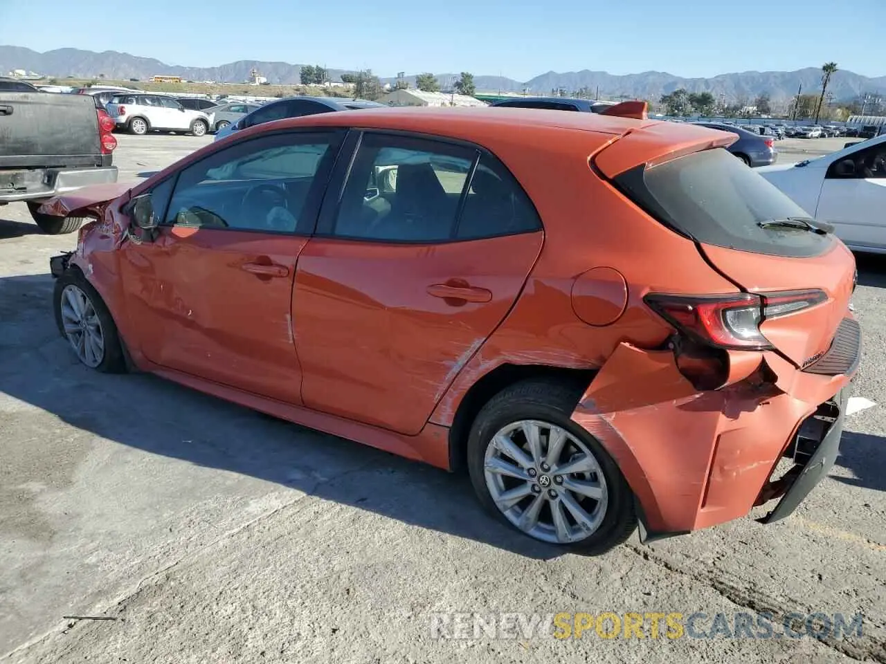 2 Photograph of a damaged car JTND4MBE0P3207286 TOYOTA COROLLA 2023