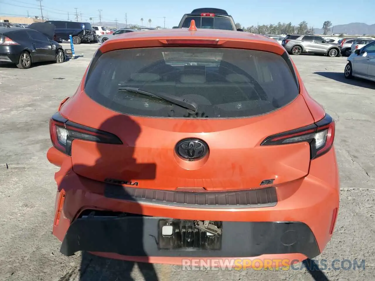 6 Photograph of a damaged car JTND4MBE0P3207286 TOYOTA COROLLA 2023