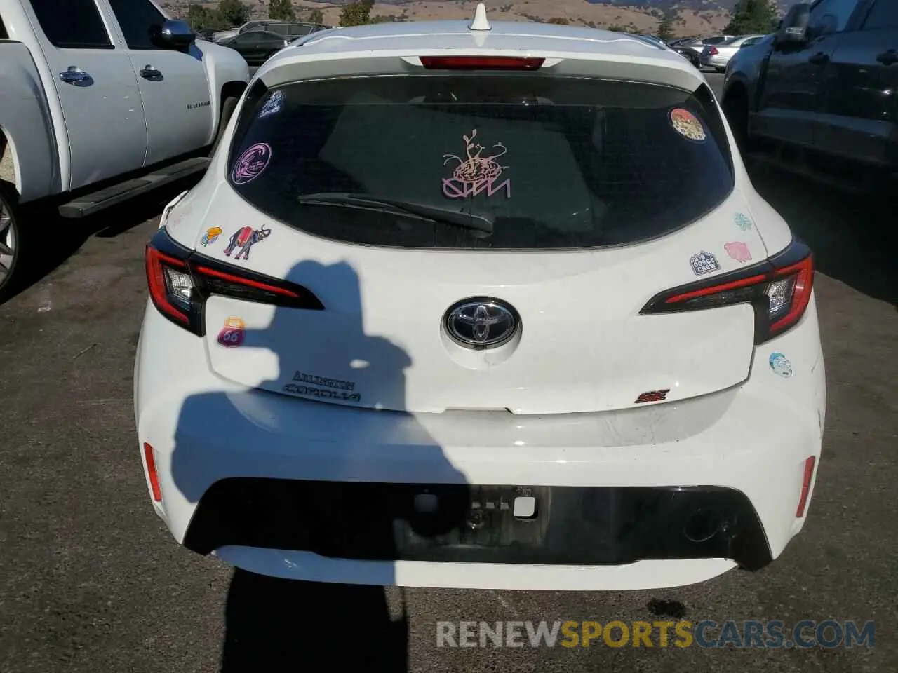 6 Photograph of a damaged car JTND4MBE2P3196940 TOYOTA COROLLA 2023