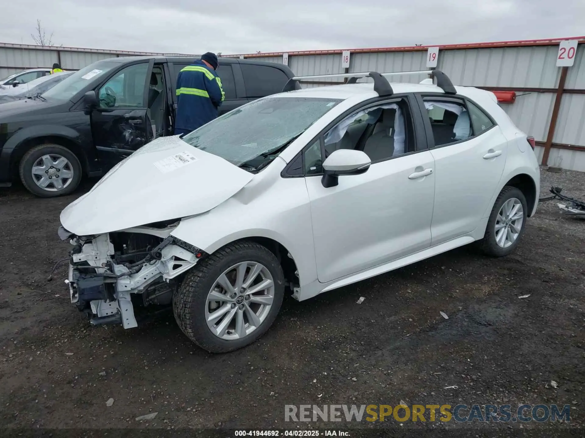 2 Photograph of a damaged car JTND4MBE3P3201031 TOYOTA COROLLA 2023