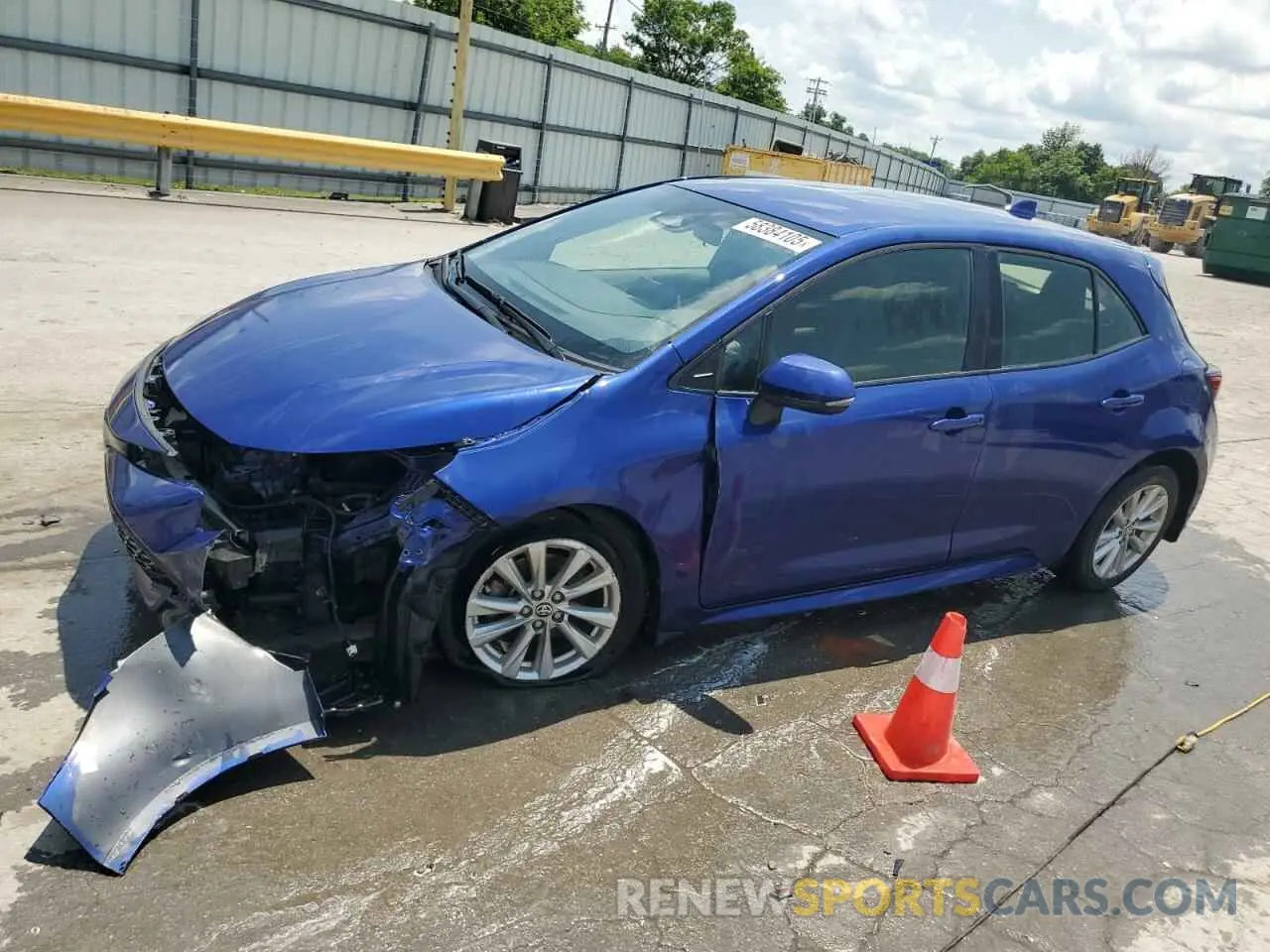 1 Photograph of a damaged car JTND4MBE4P3206769 TOYOTA COROLLA 2023