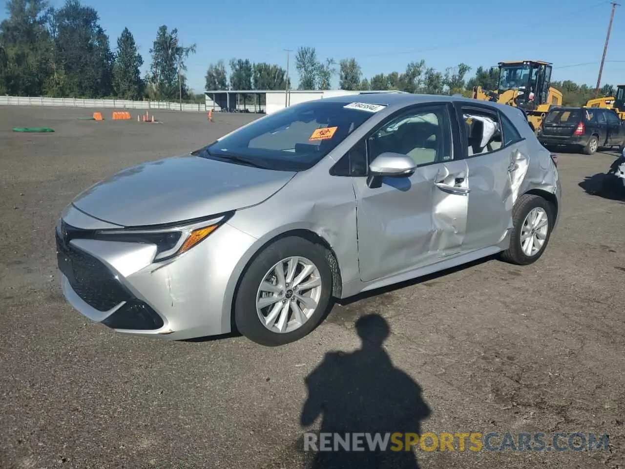 1 Photograph of a damaged car JTND4MBE4P3209722 TOYOTA COROLLA 2023