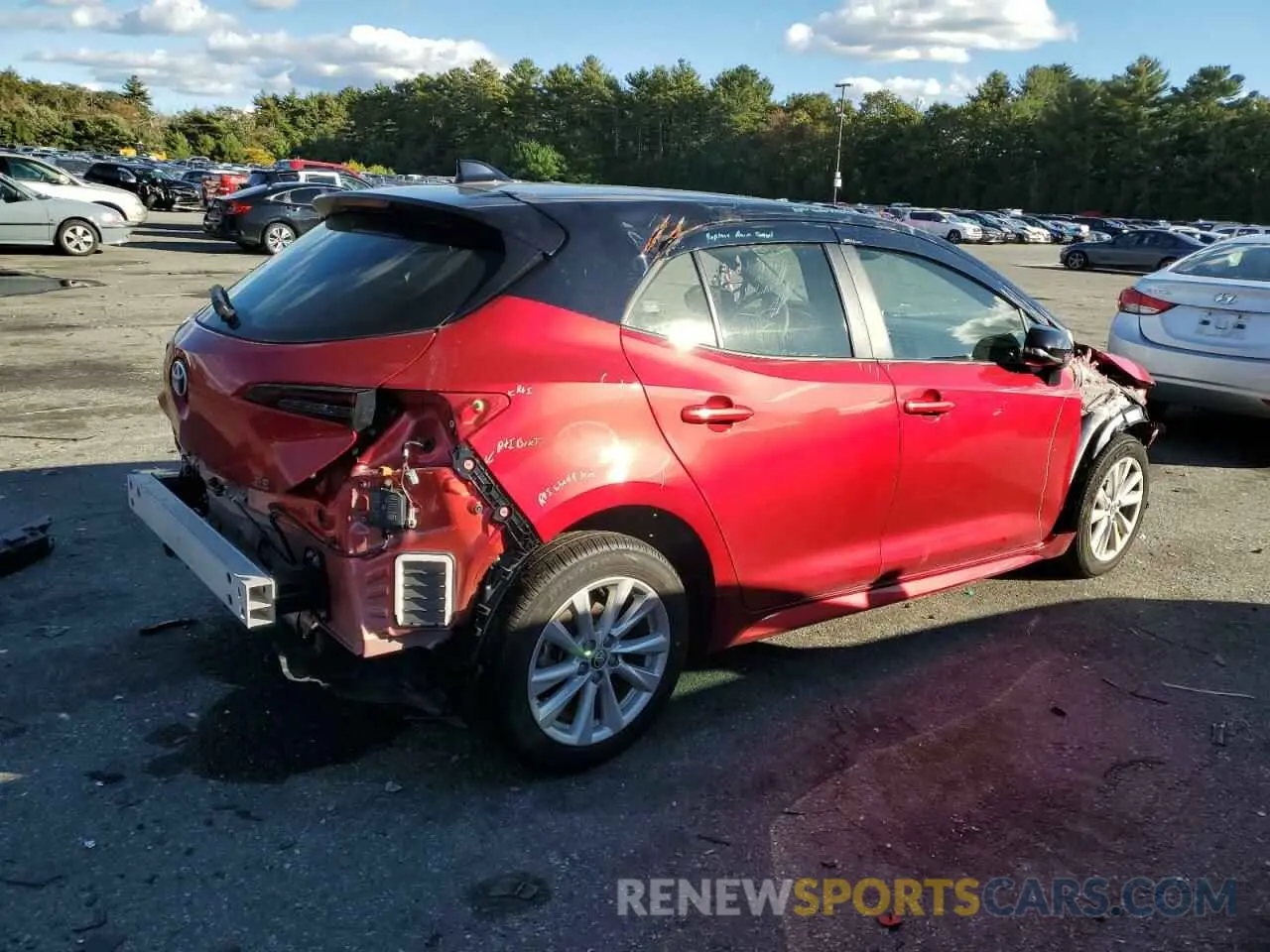 3 Photograph of a damaged car JTND4MBE5P3209065 TOYOTA COROLLA 2023