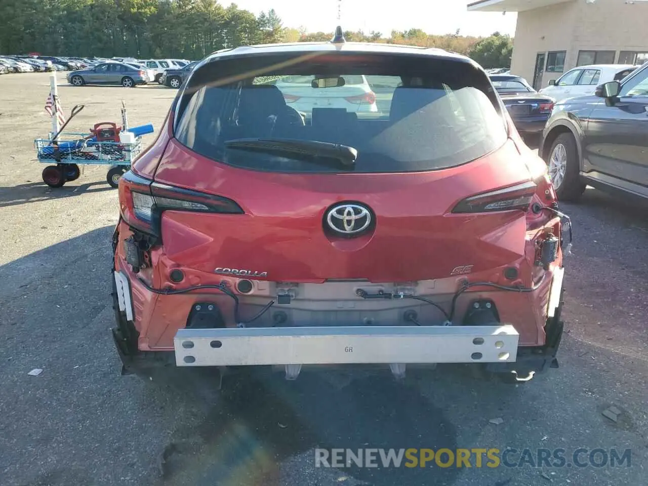 6 Photograph of a damaged car JTND4MBE5P3209065 TOYOTA COROLLA 2023