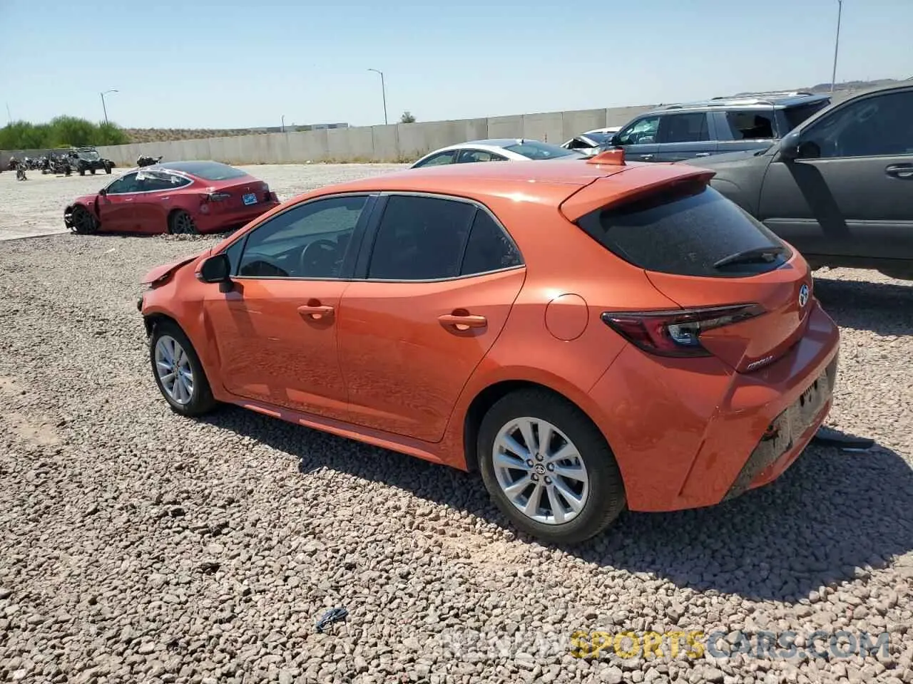 2 Photograph of a damaged car JTND4MBE5P3214007 TOYOTA COROLLA 2023
