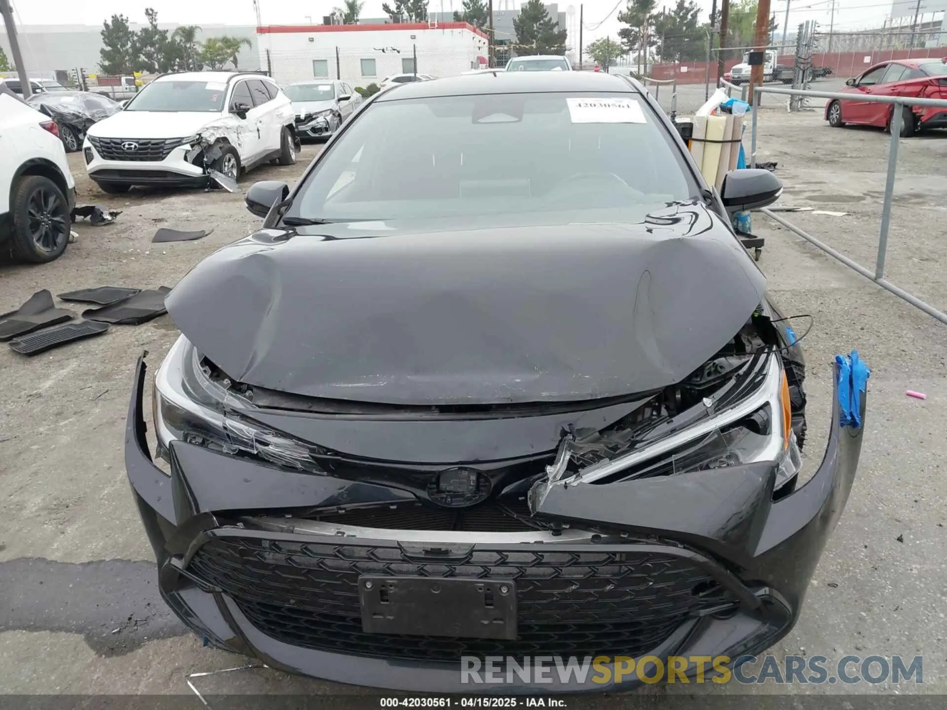 12 Photograph of a damaged car JTND4MBE7P3193113 TOYOTA COROLLA 2023
