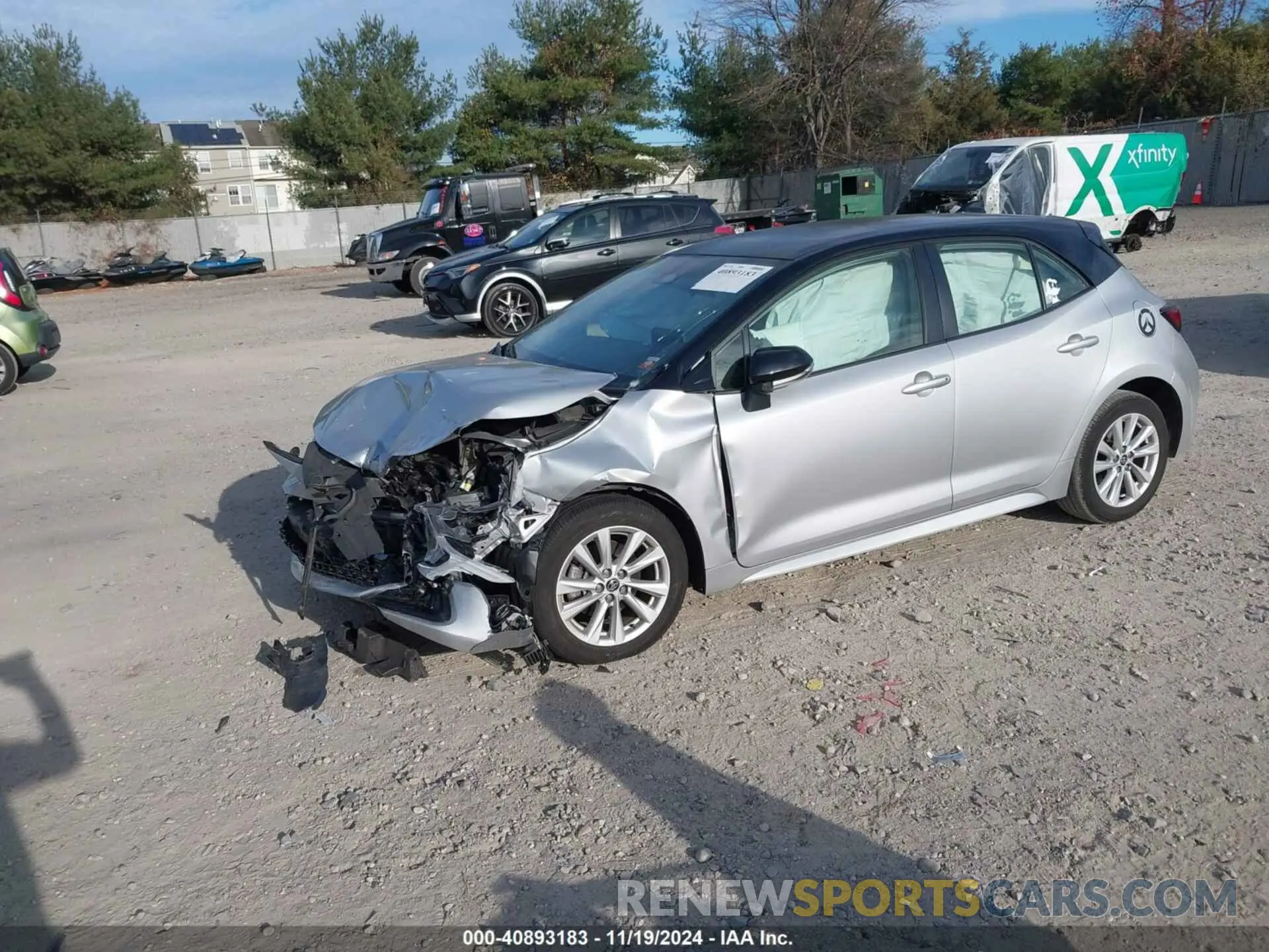 2 Photograph of a damaged car JTND4MBE7P3195279 TOYOTA COROLLA 2023