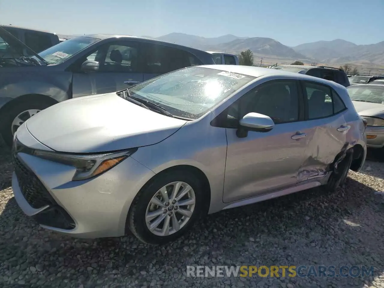 1 Photograph of a damaged car JTND4MBE7P3197470 TOYOTA COROLLA 2023