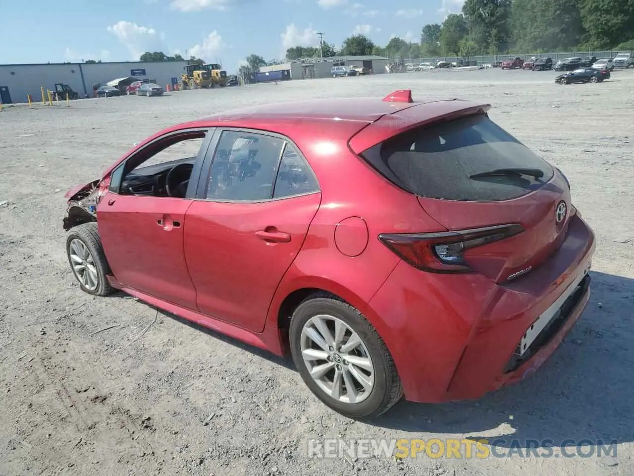 2 Photograph of a damaged car JTND4MBE7P3202277 TOYOTA COROLLA 2023