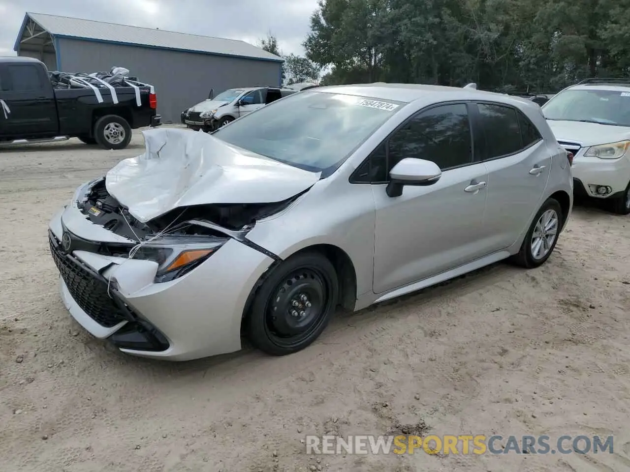 1 Photograph of a damaged car JTND4MBE8P3197848 TOYOTA COROLLA 2023